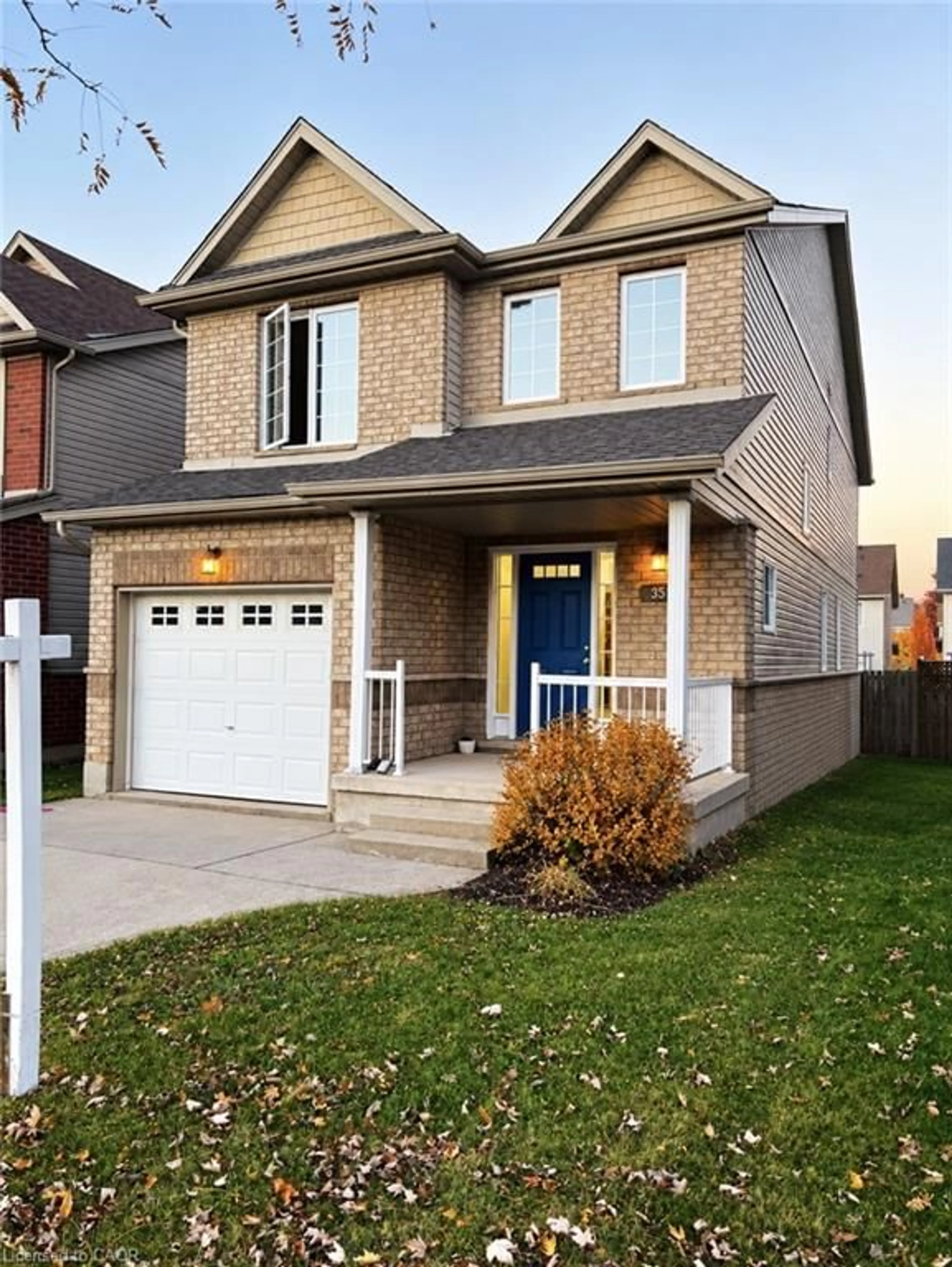 Home with brick exterior material, street for 352 Sauve Cres, Waterloo Ontario N2T 2Y8