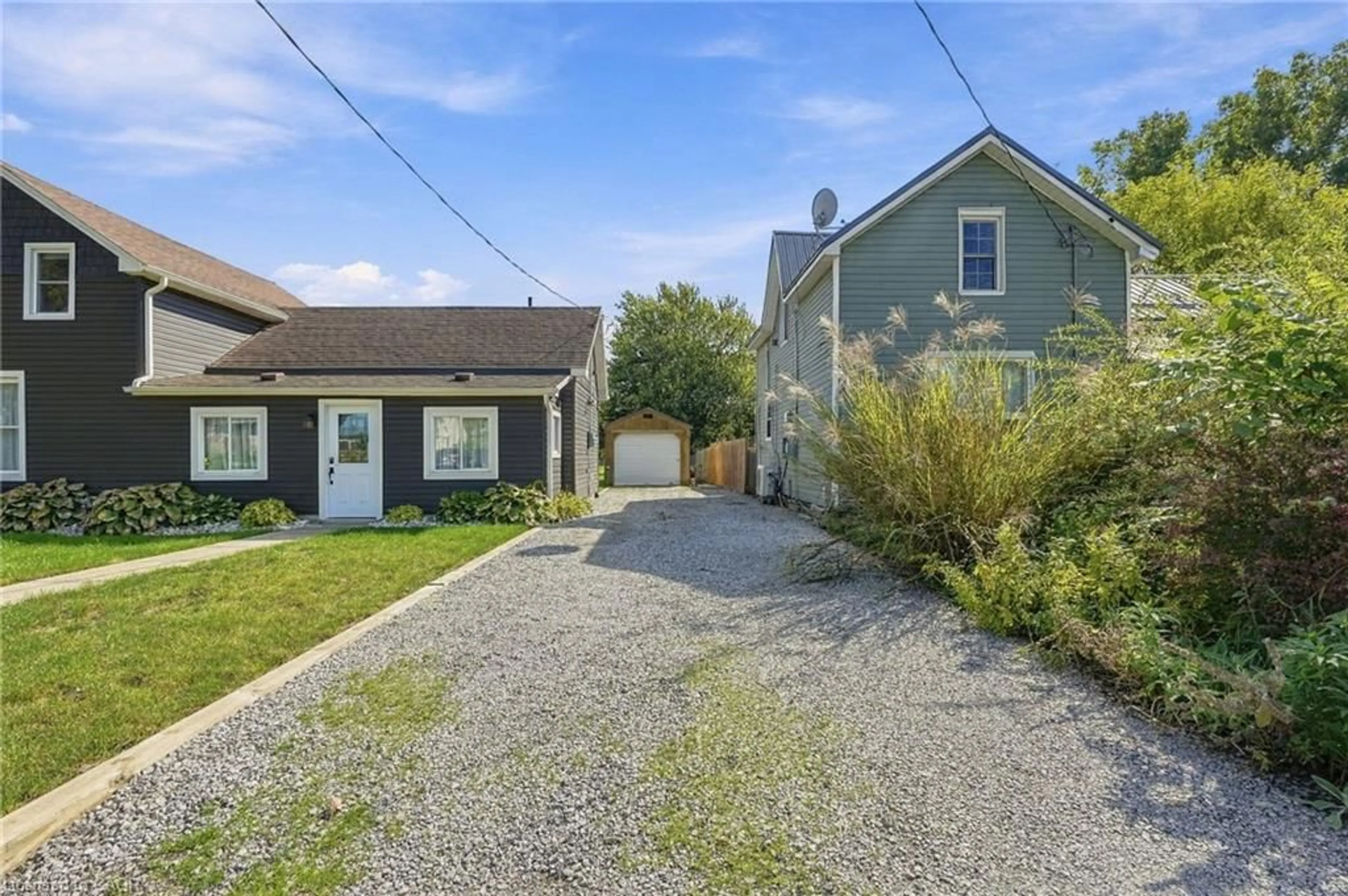 A pic from outside/outdoor area/front of a property/back of a property/a pic from drone, street for 120 Queen St, St. Williams Ontario N0E 1P0