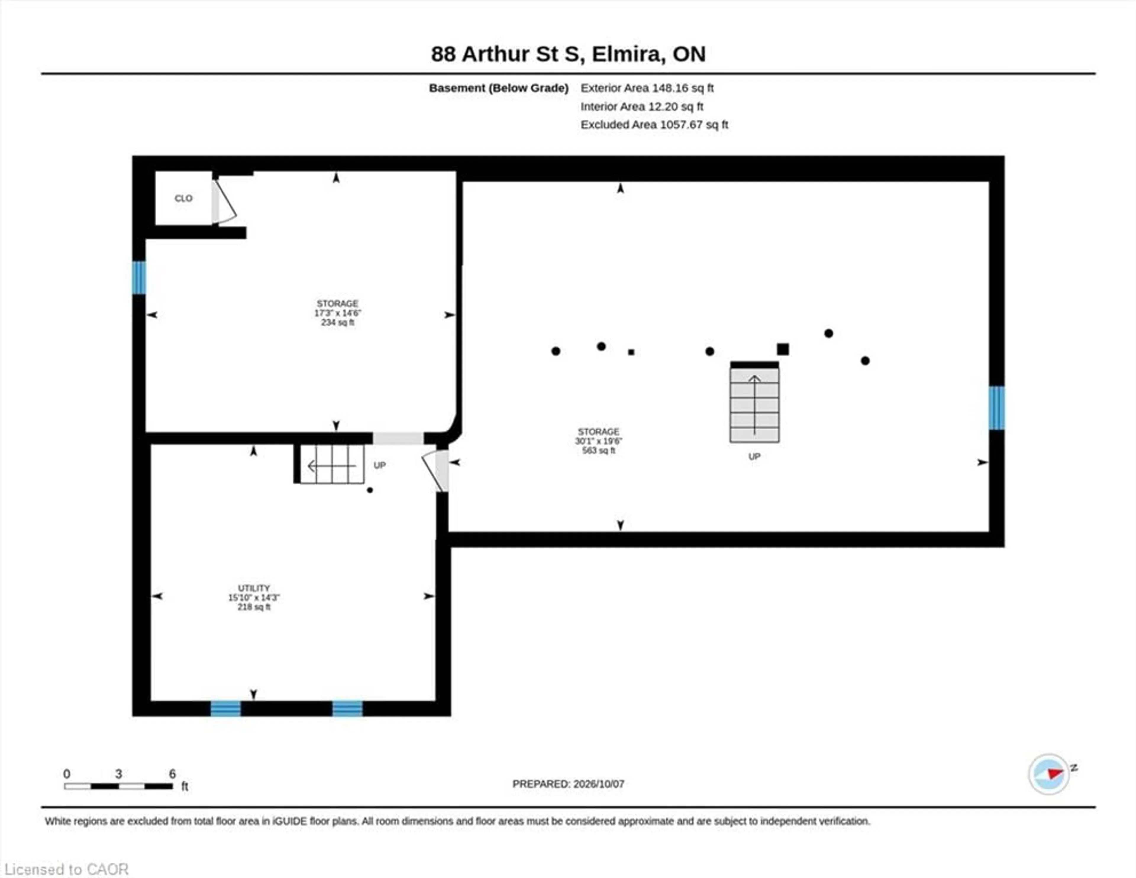 Floor plan for 88 Arthur St, Elmira Ontario N3B 2N6