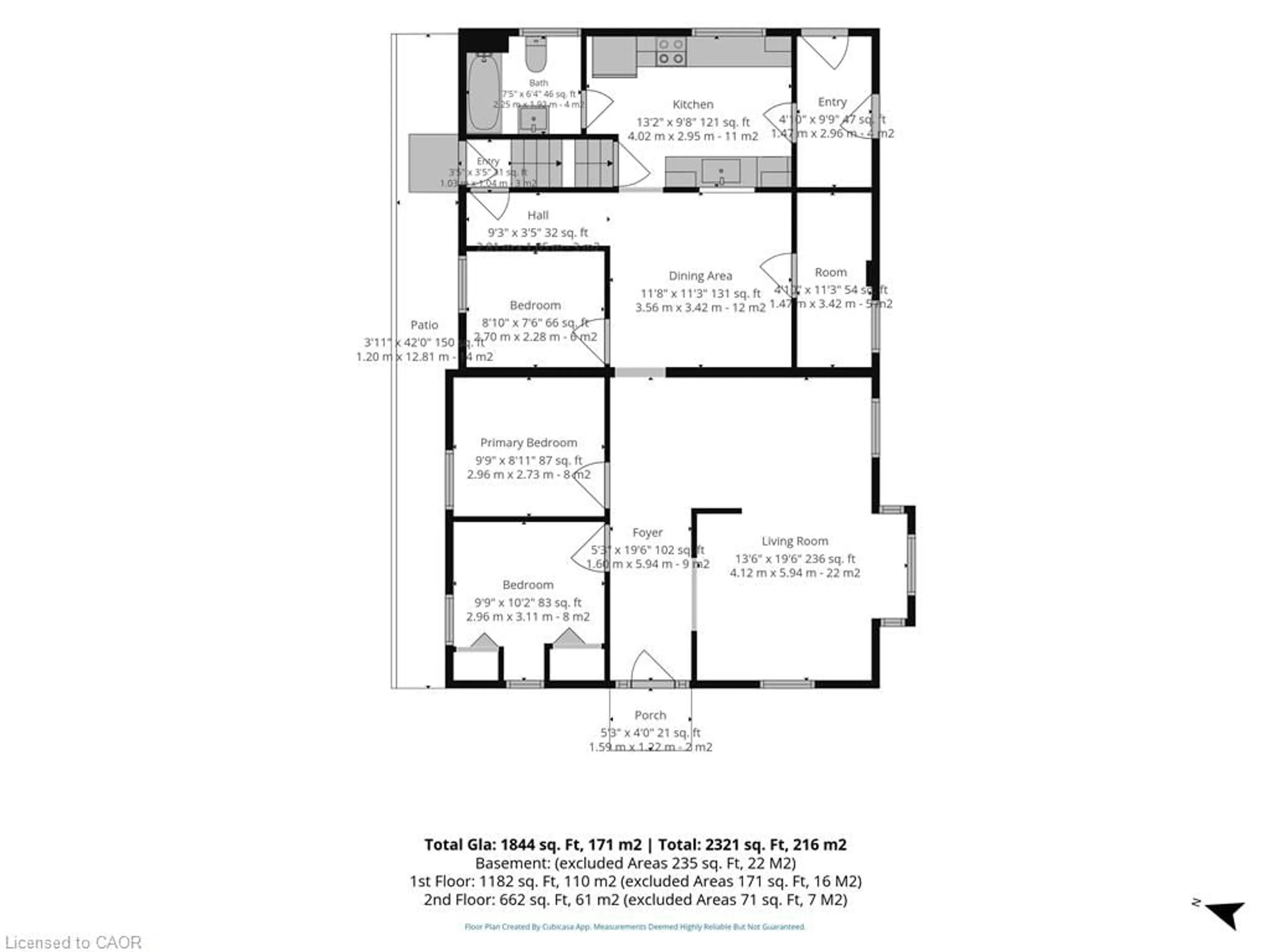 Floor plan for 89 Talbot St, Simcoe Ontario N3Y 2Z4