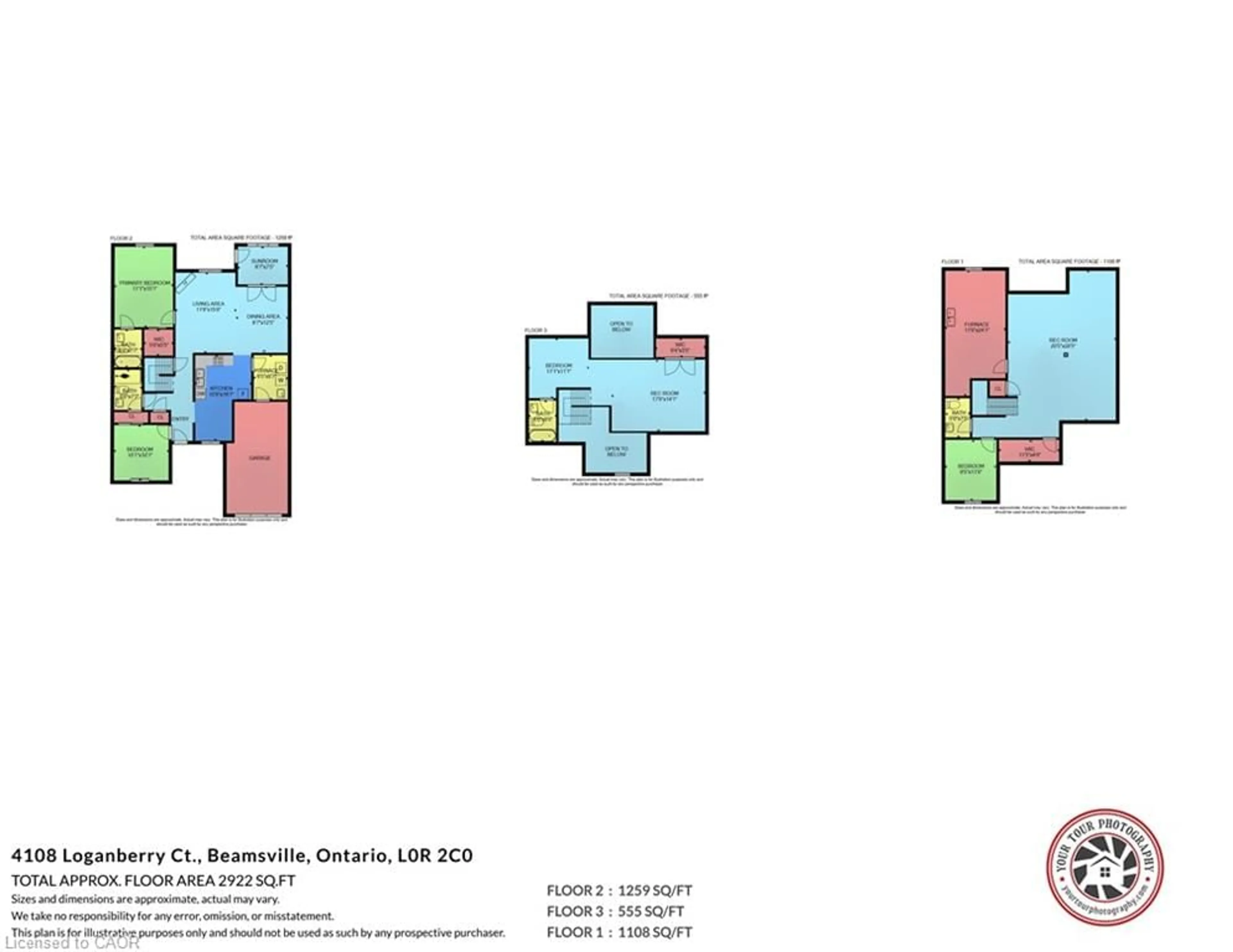 Floor plan for 4108 Loganberry Crt #4, Vineland Ontario L0R 2C0