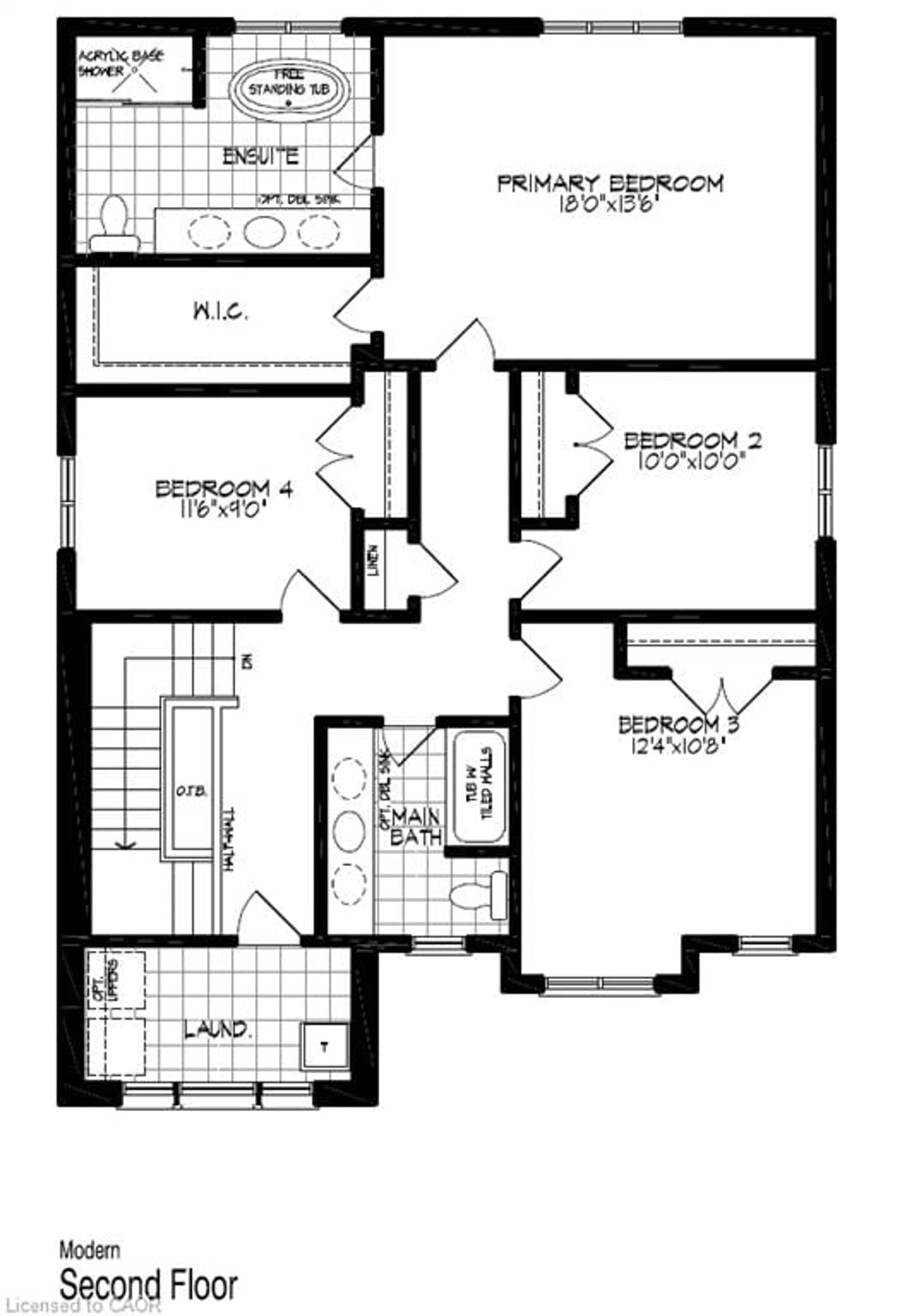 Floor plan for 132 Jacob Detweiller Dr #Lot 0095, Kitchener Ontario N2P 0L5