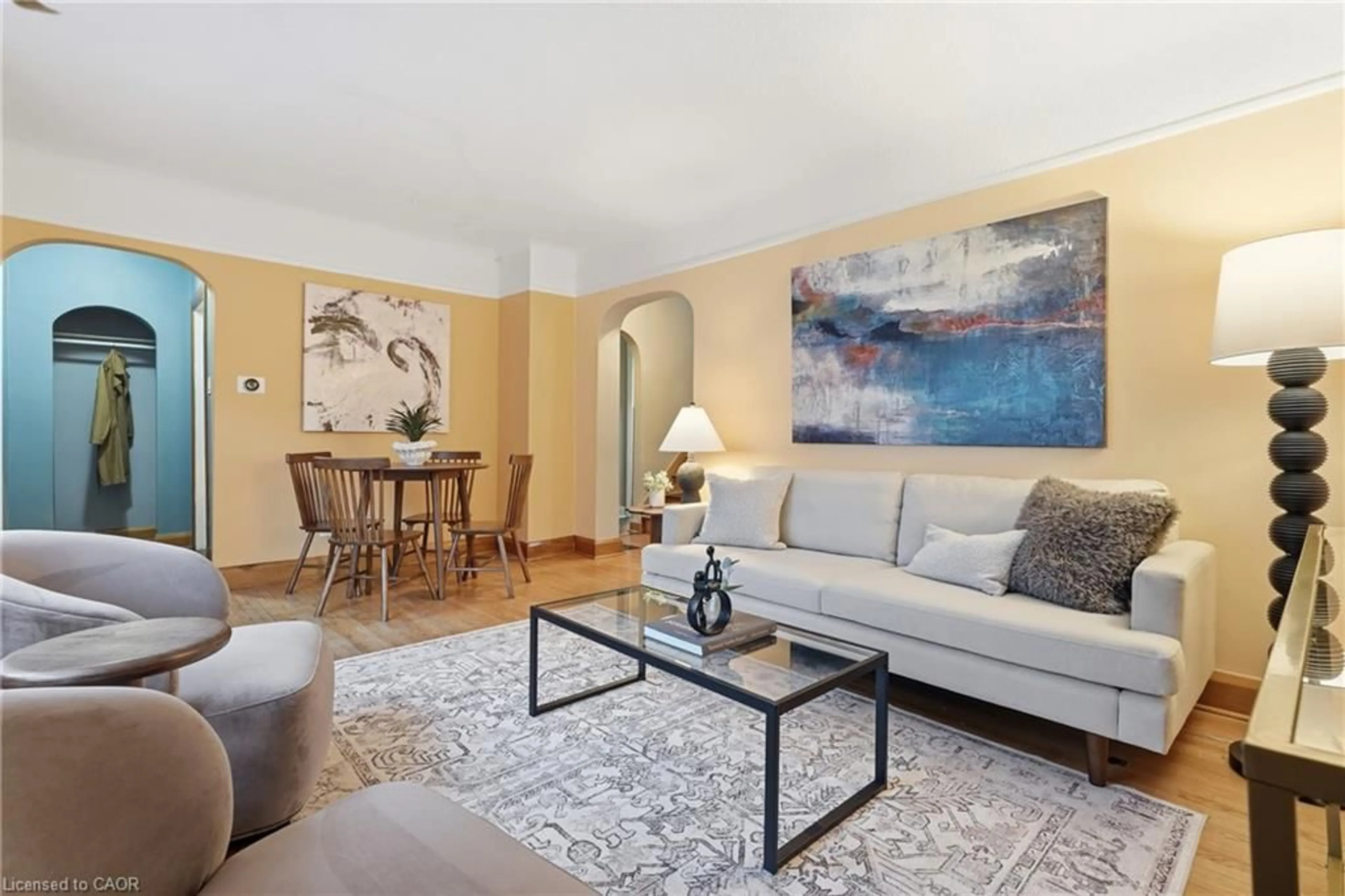 Living room with furniture, unknown for 106 Cedar St, Kitchener Ontario N2G 3L9