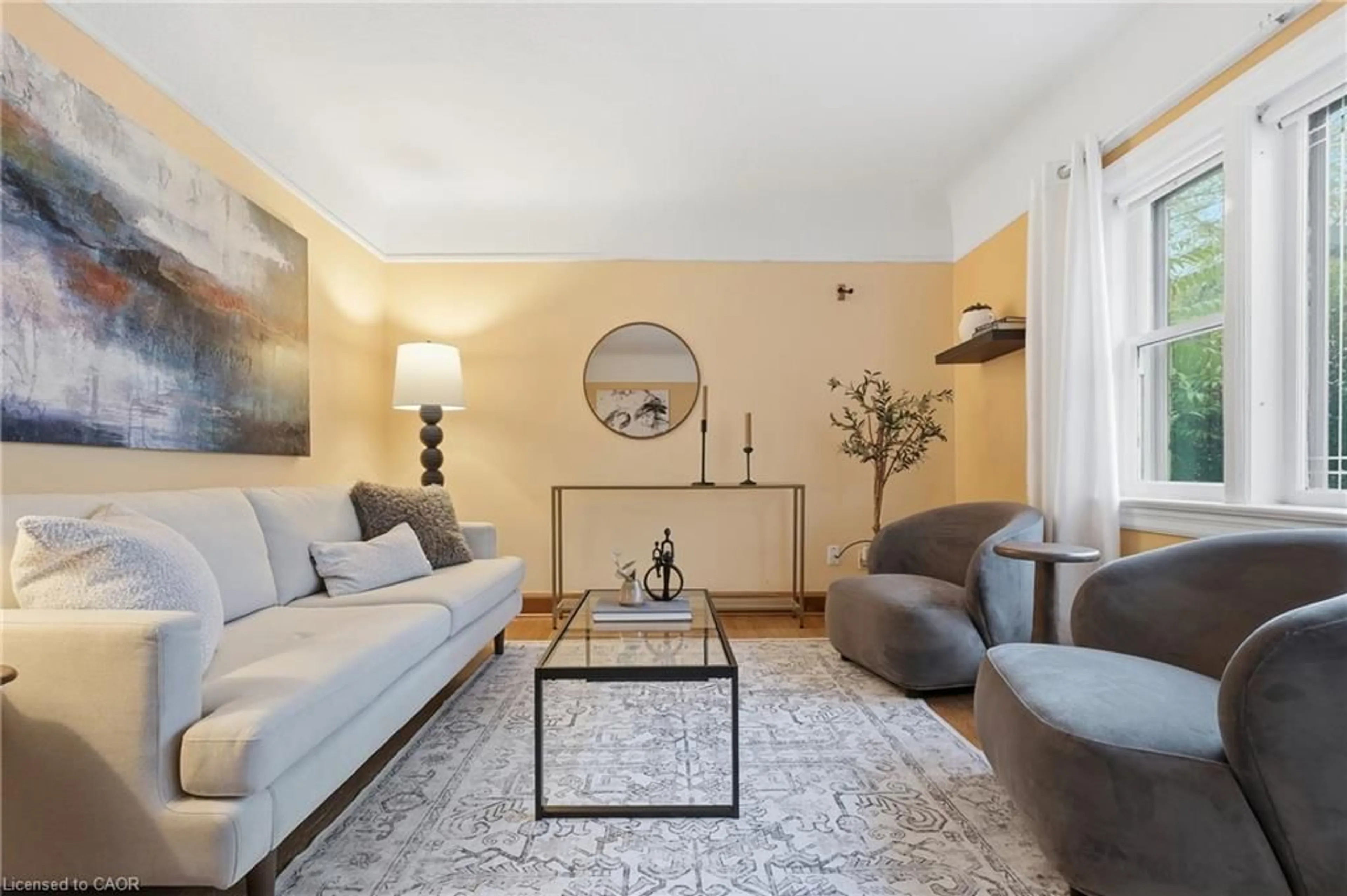 Living room with furniture, unknown for 106 Cedar St, Kitchener Ontario N2G 3L9