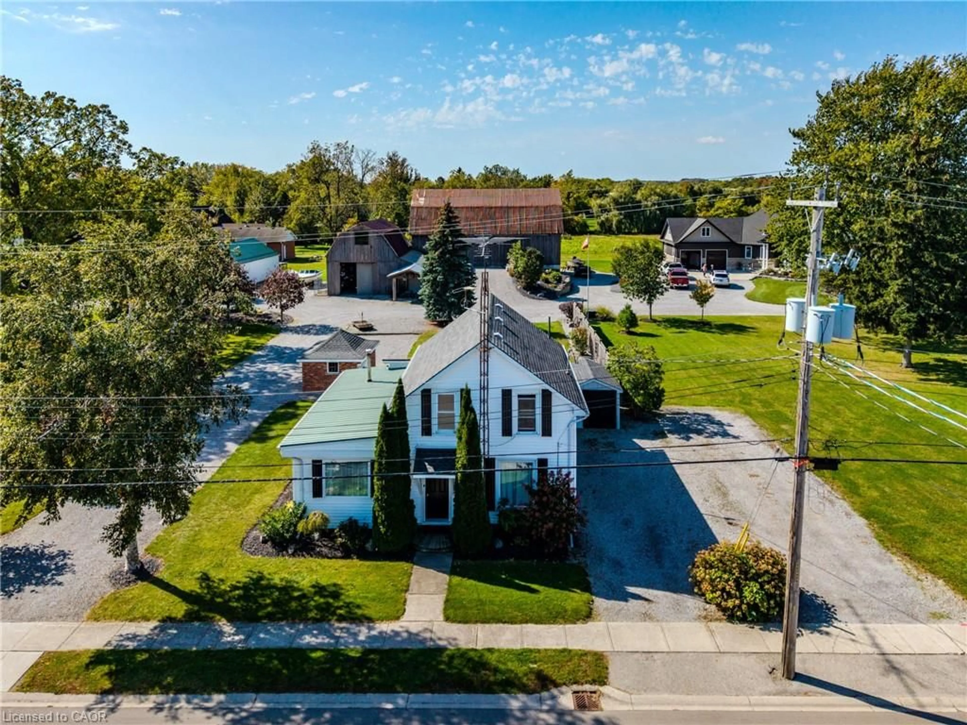A pic from outside/outdoor area/front of a property/back of a property/a pic from drone, street for 9 College Ave, Port Rowan Ontario N0E 1M0