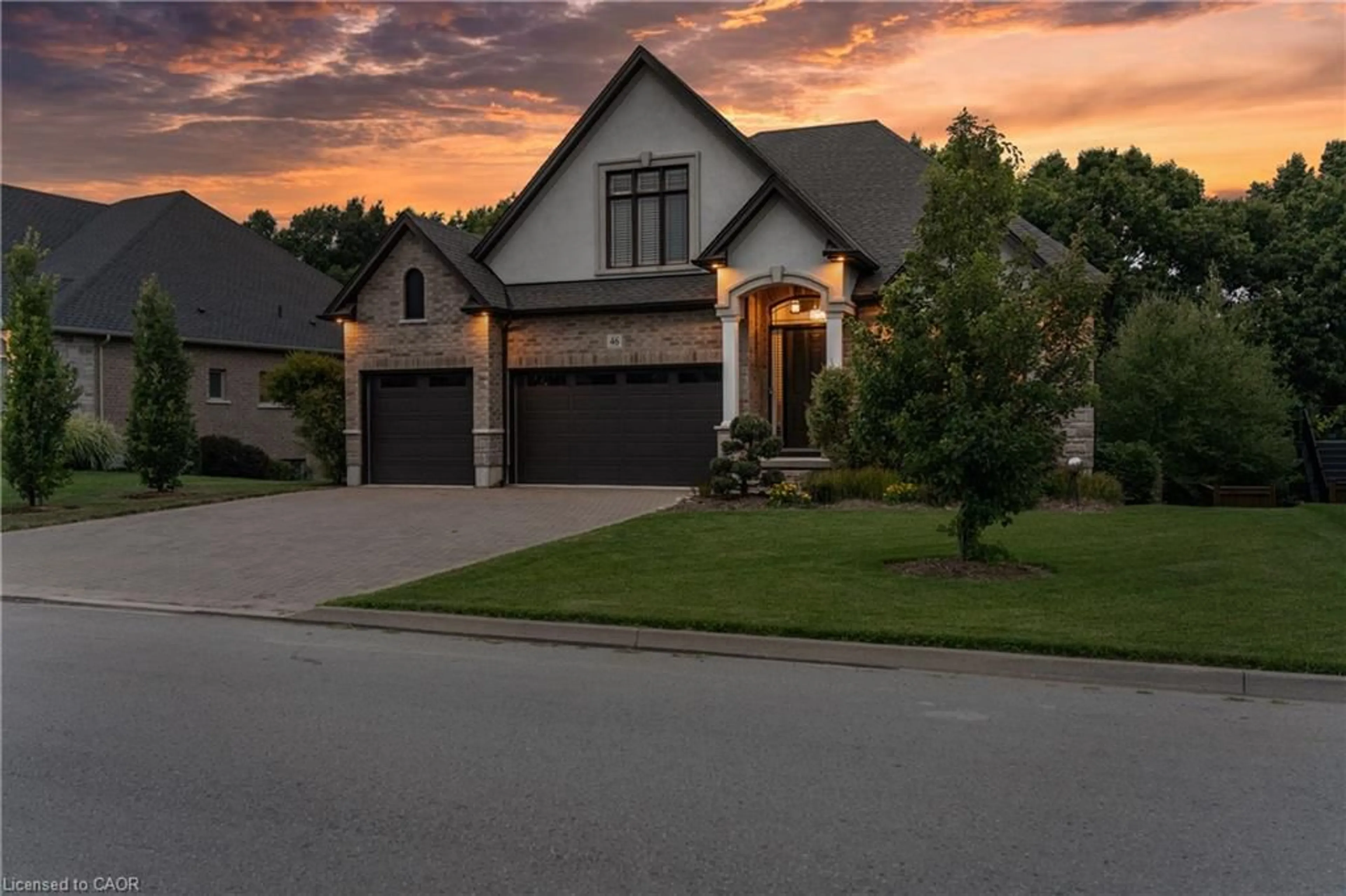 Home with brick exterior material, street for 46 Philmori Blvd, Fonthill Ontario L0S 1E5