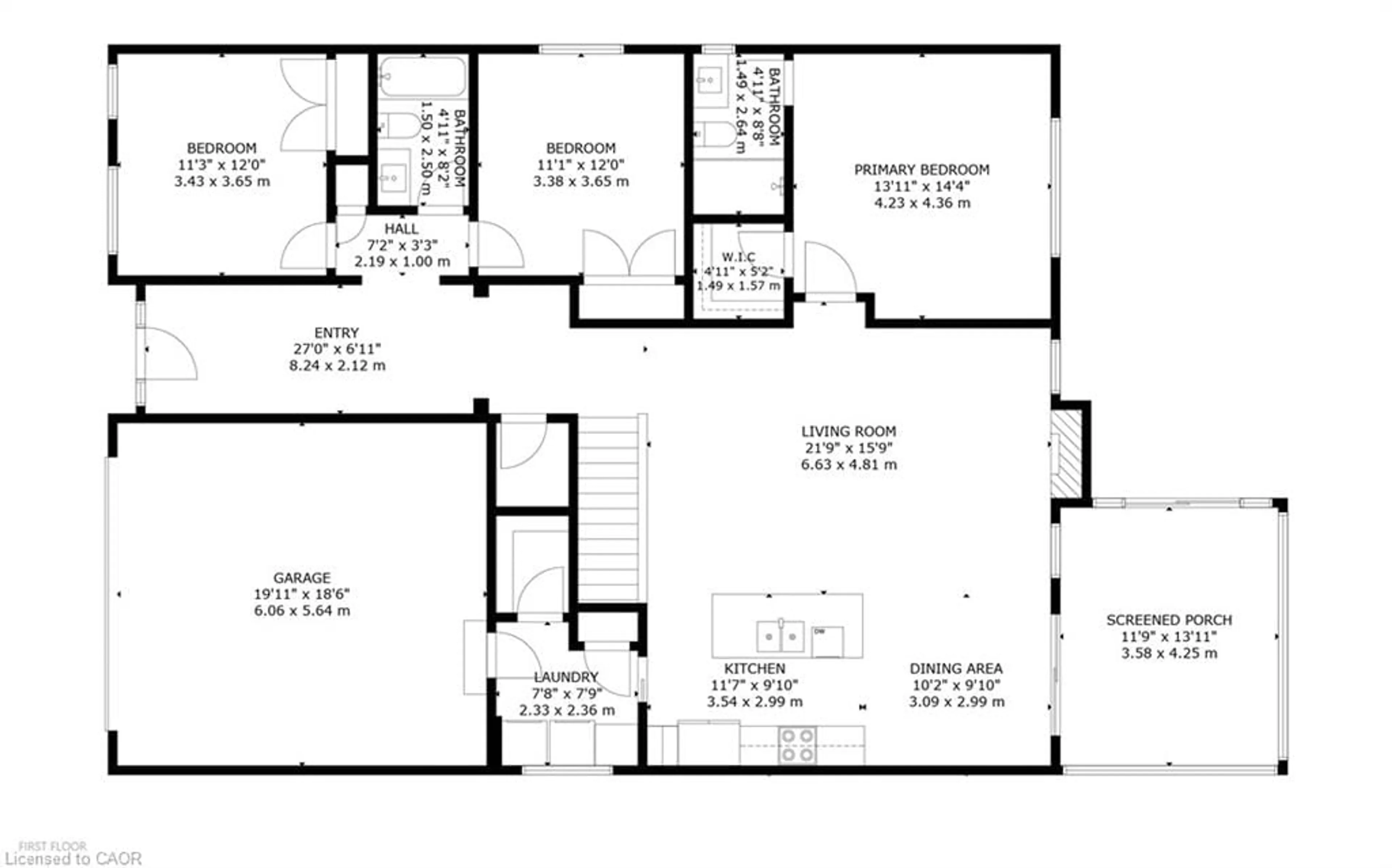 Floor plan for 24 Craddock Blvd #23, Jarvis Ontario N0A 1J0