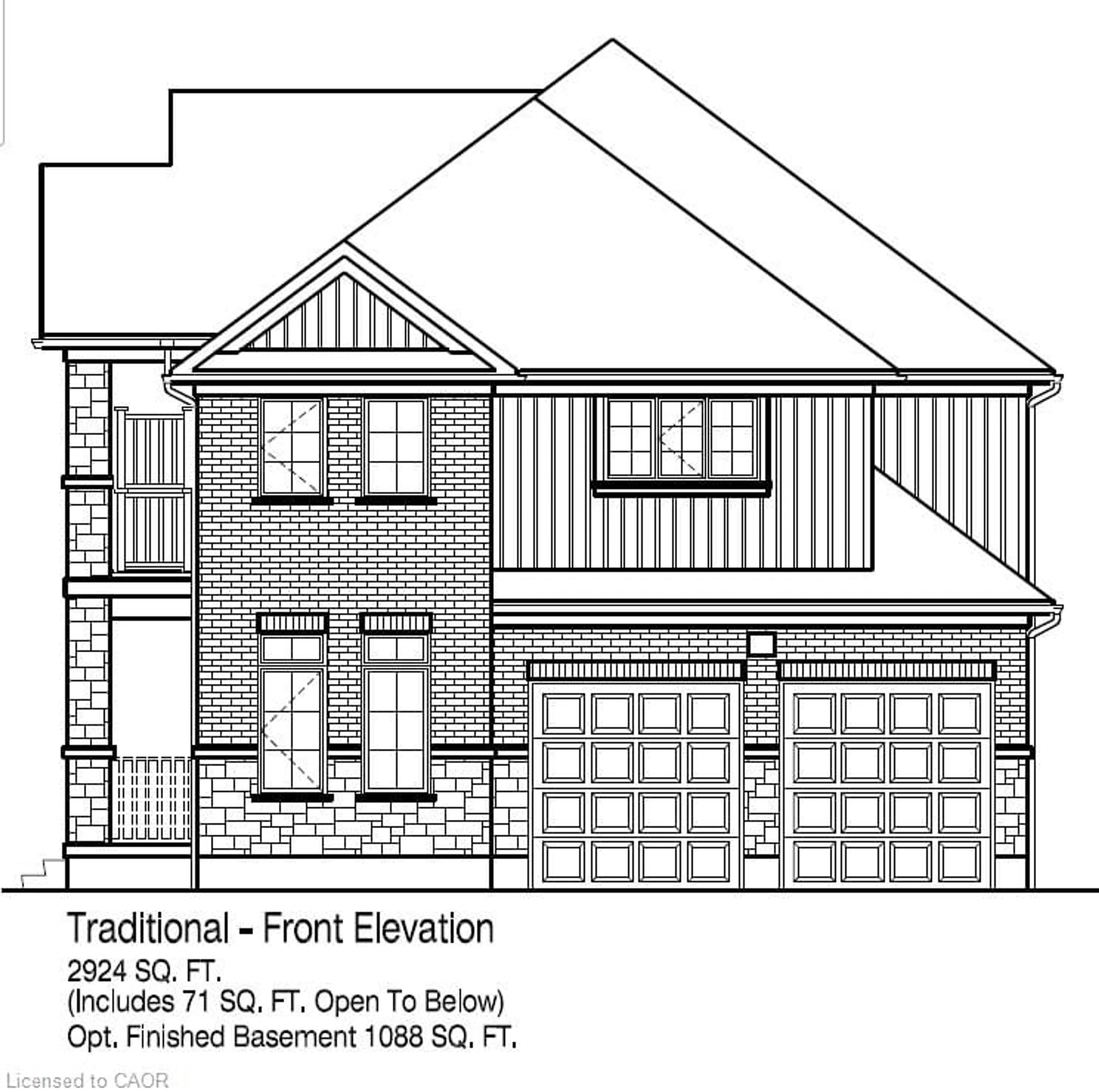 Home with brick exterior material, building for 2 Pine Warbler St #Lot 0036, Kitchener Ontario N2P 0J1
