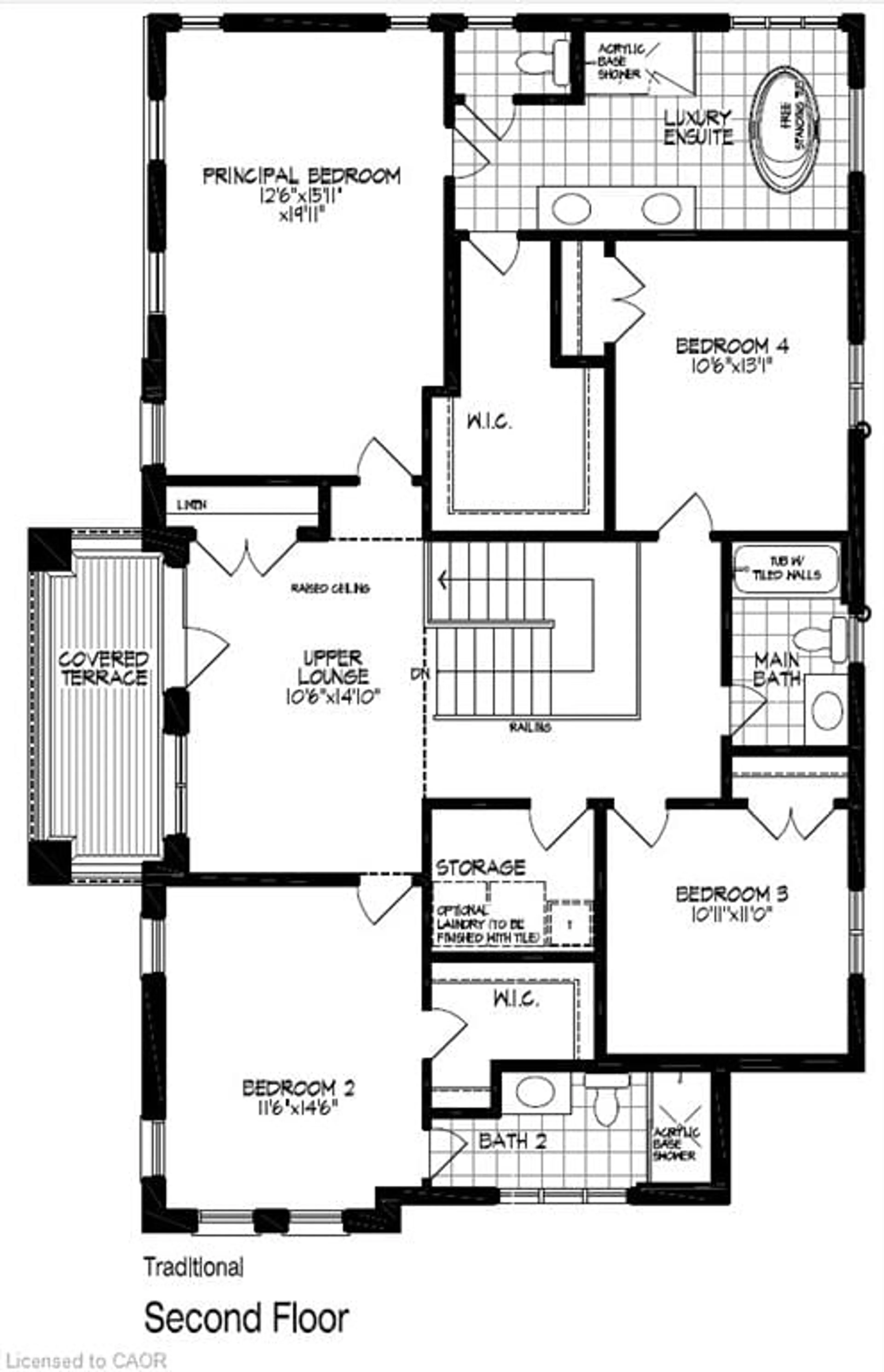 Floor plan for 2 Pine Warbler St #Lot 0036, Kitchener Ontario N2P 0J1