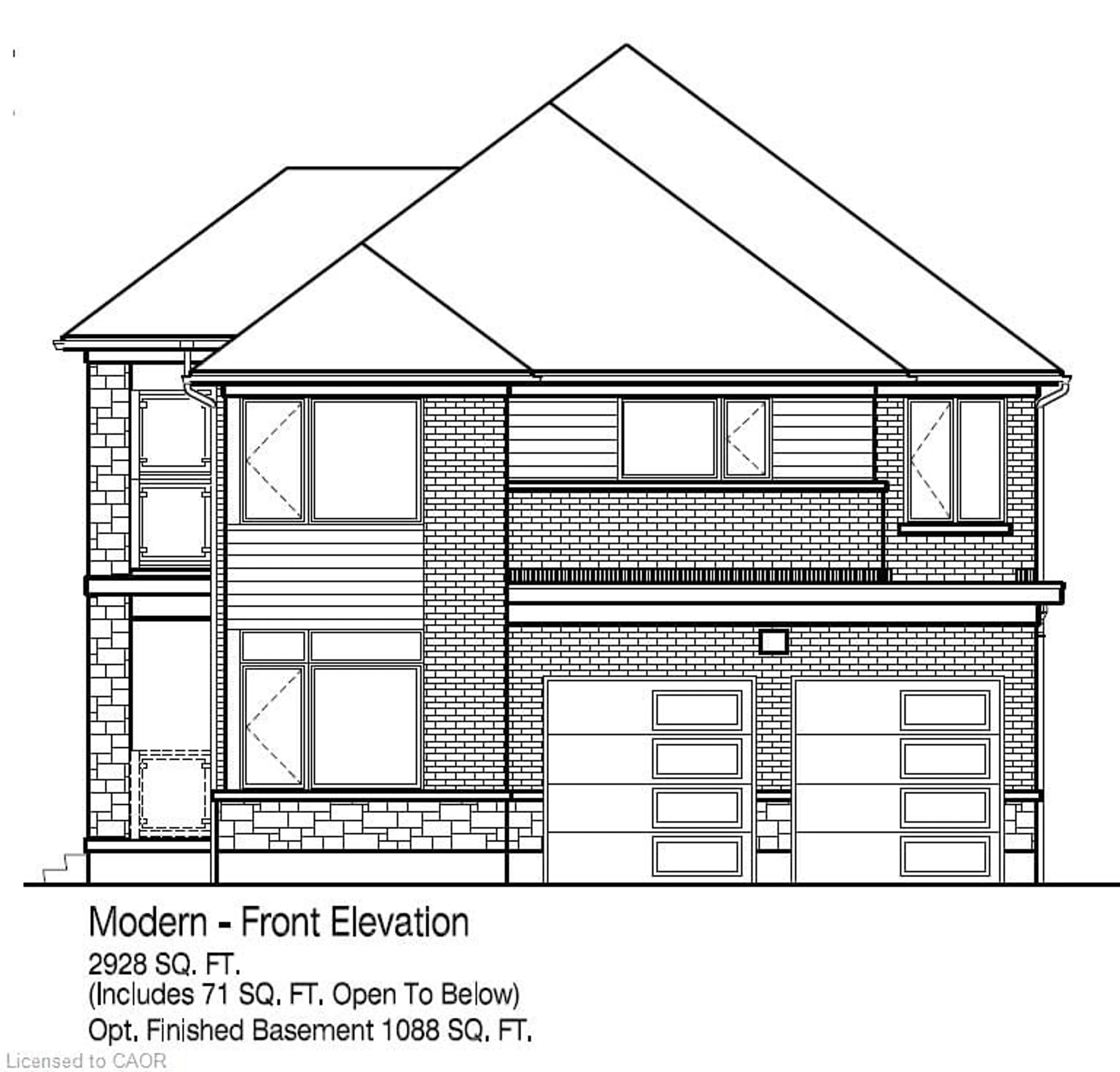 Floor plan for 3 Wild Chicory St #Lot 0037, Kitchener Ontario N2P 0J1