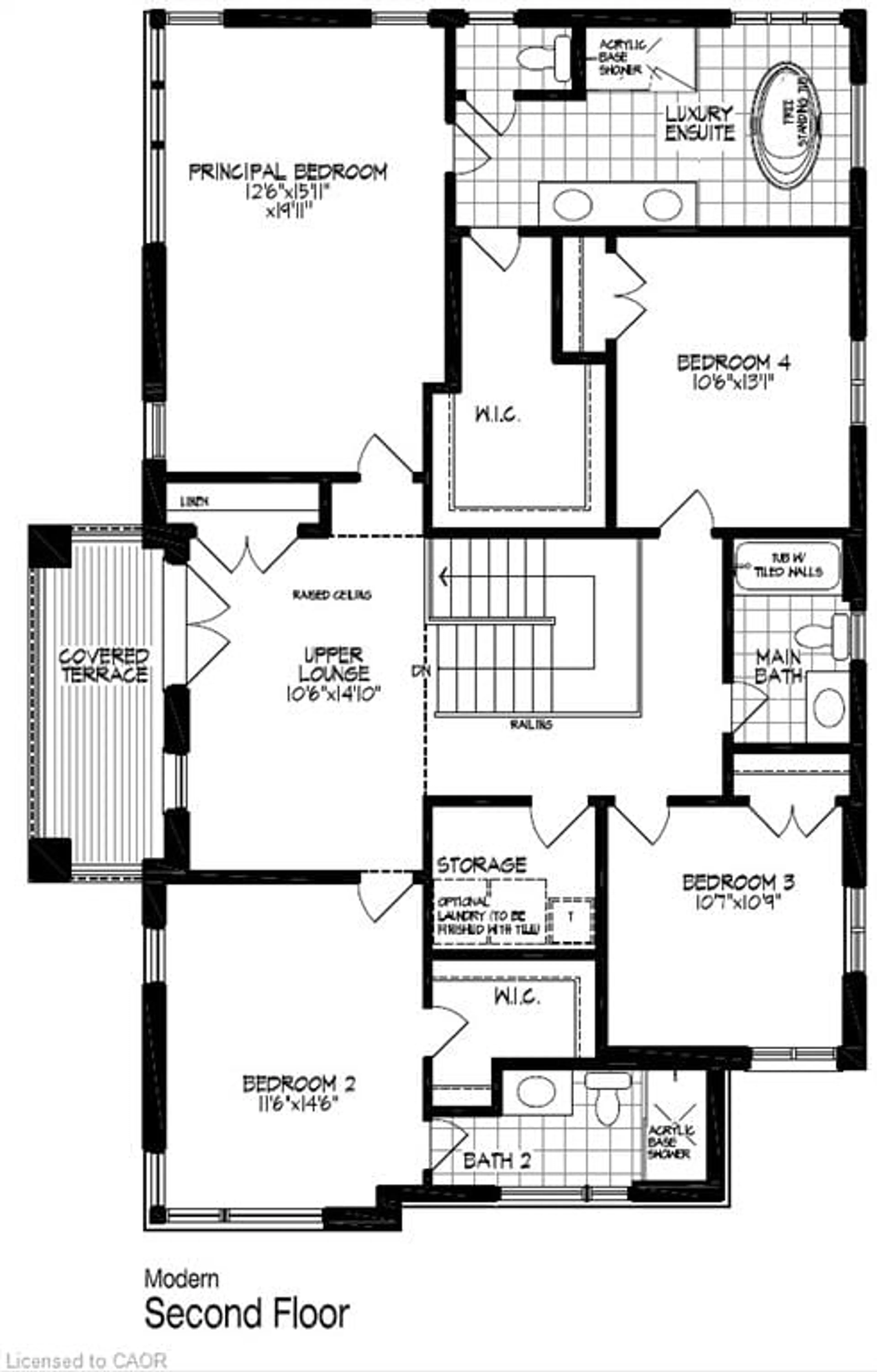 Floor plan for 3 Wild Chicory St #Lot 0037, Kitchener Ontario N2P 0J1