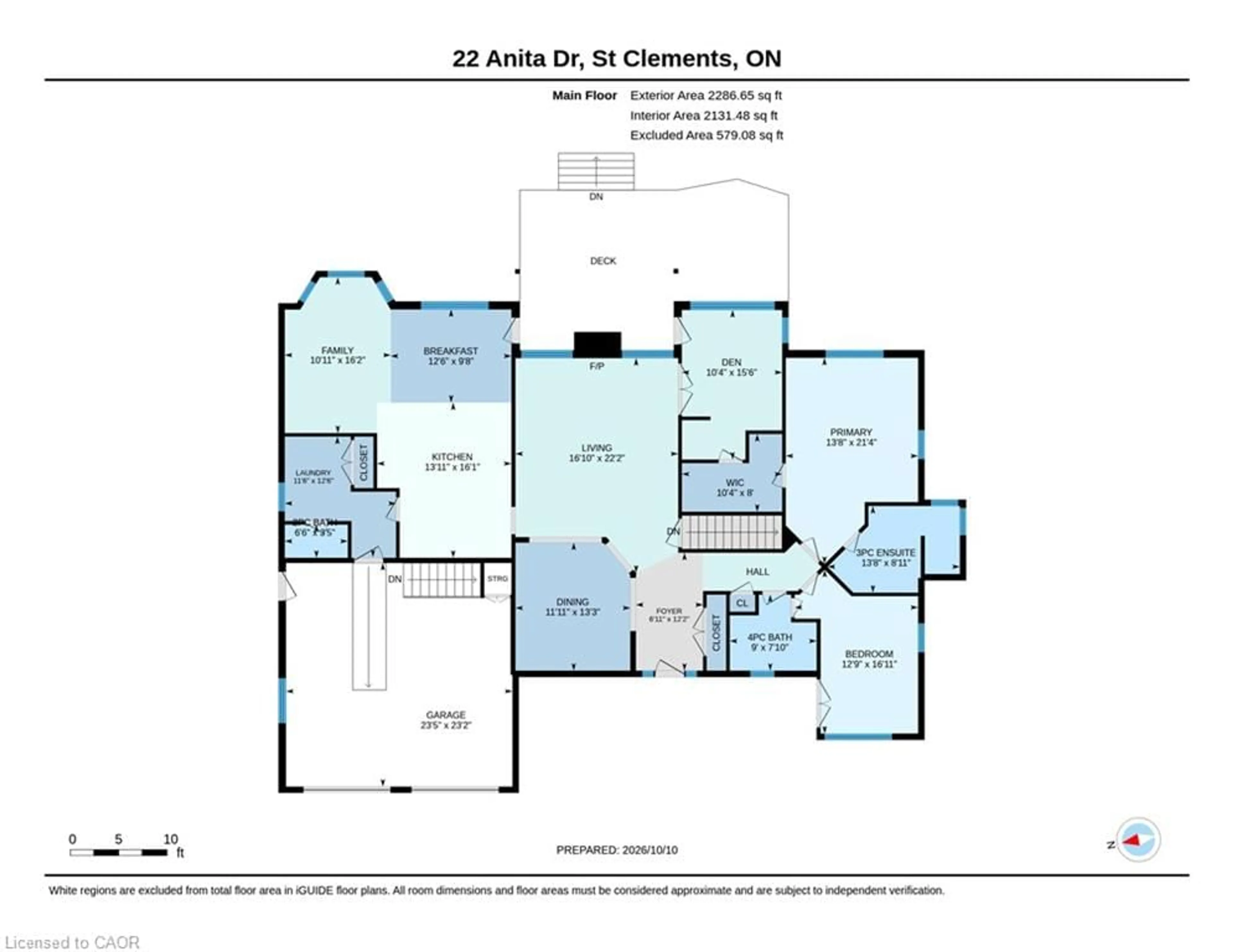 Floor plan for 22 Anita Dr, St. Clements Ontario N0B 2M0