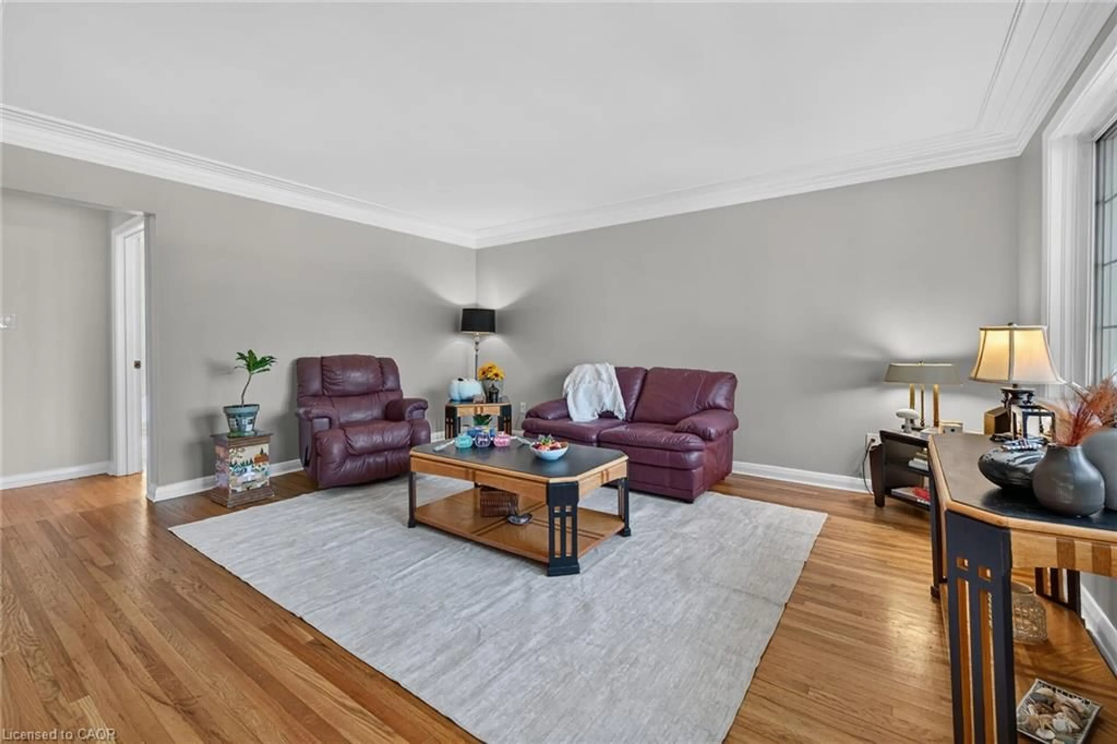 Living room with furniture, unknown for 19 Welbourn Dr, Hamilton Ontario L9A 3N1