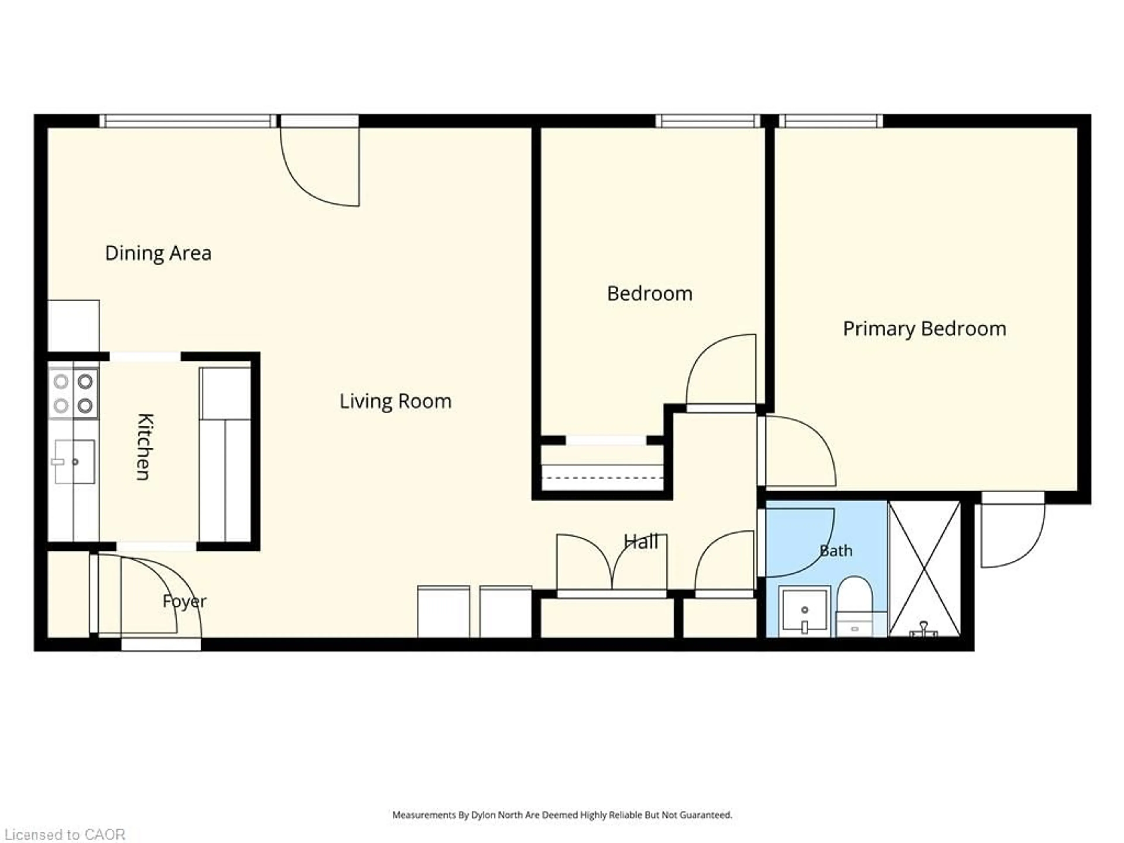 Floor plan for 198 Scott St #506, St. Catharines Ontario L2N 5T3