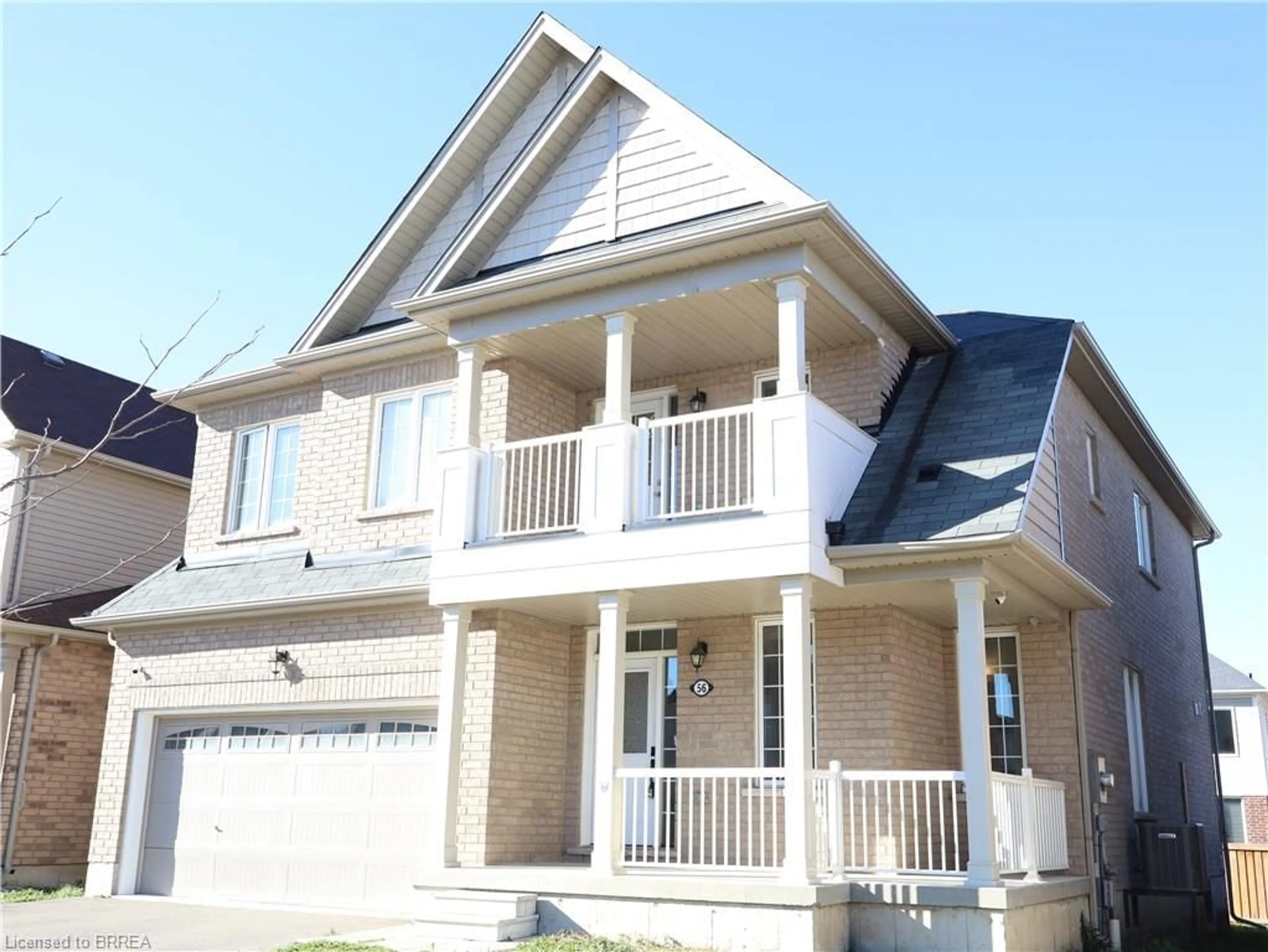 Home with brick exterior material, street for 56 Sinden Rd, Brantford Ontario N3T 0P8