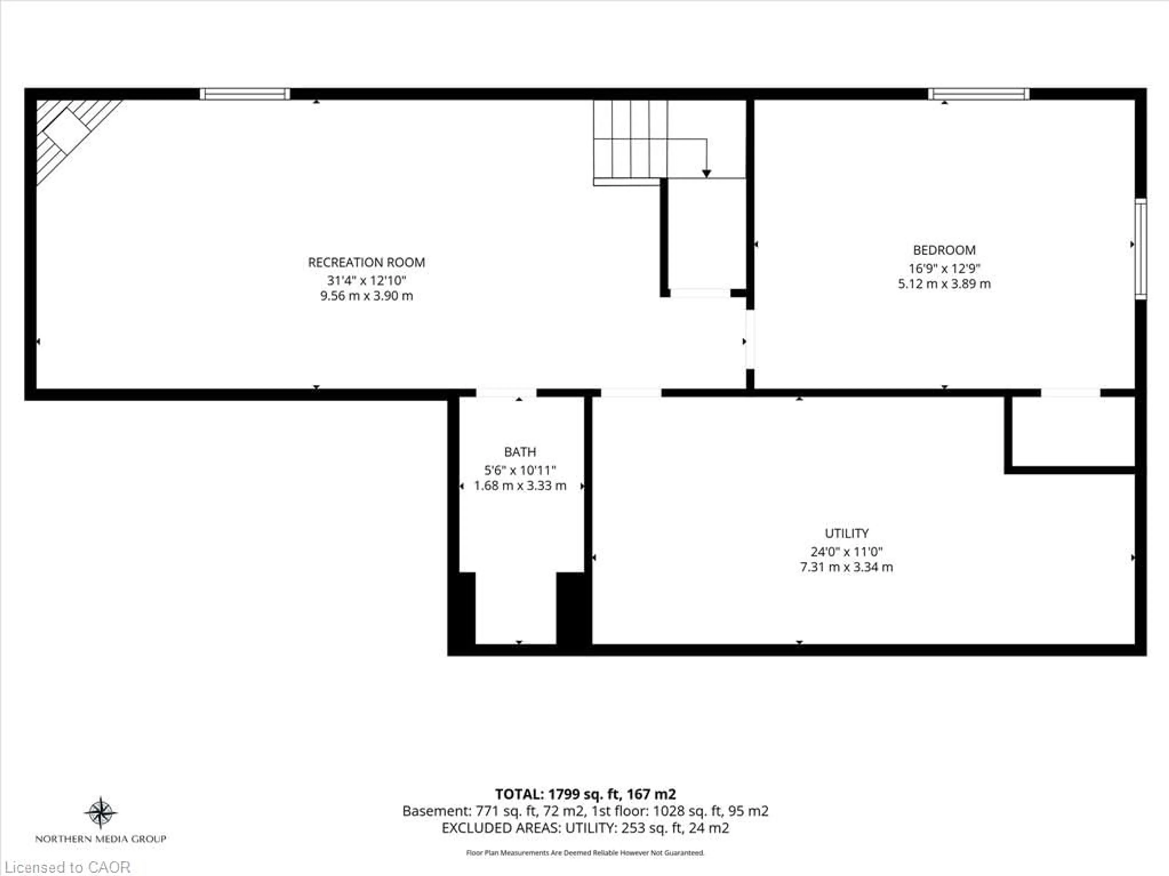 Floor plan for 175 Victoria St #31, Simcoe Ontario N3Y 5L8
