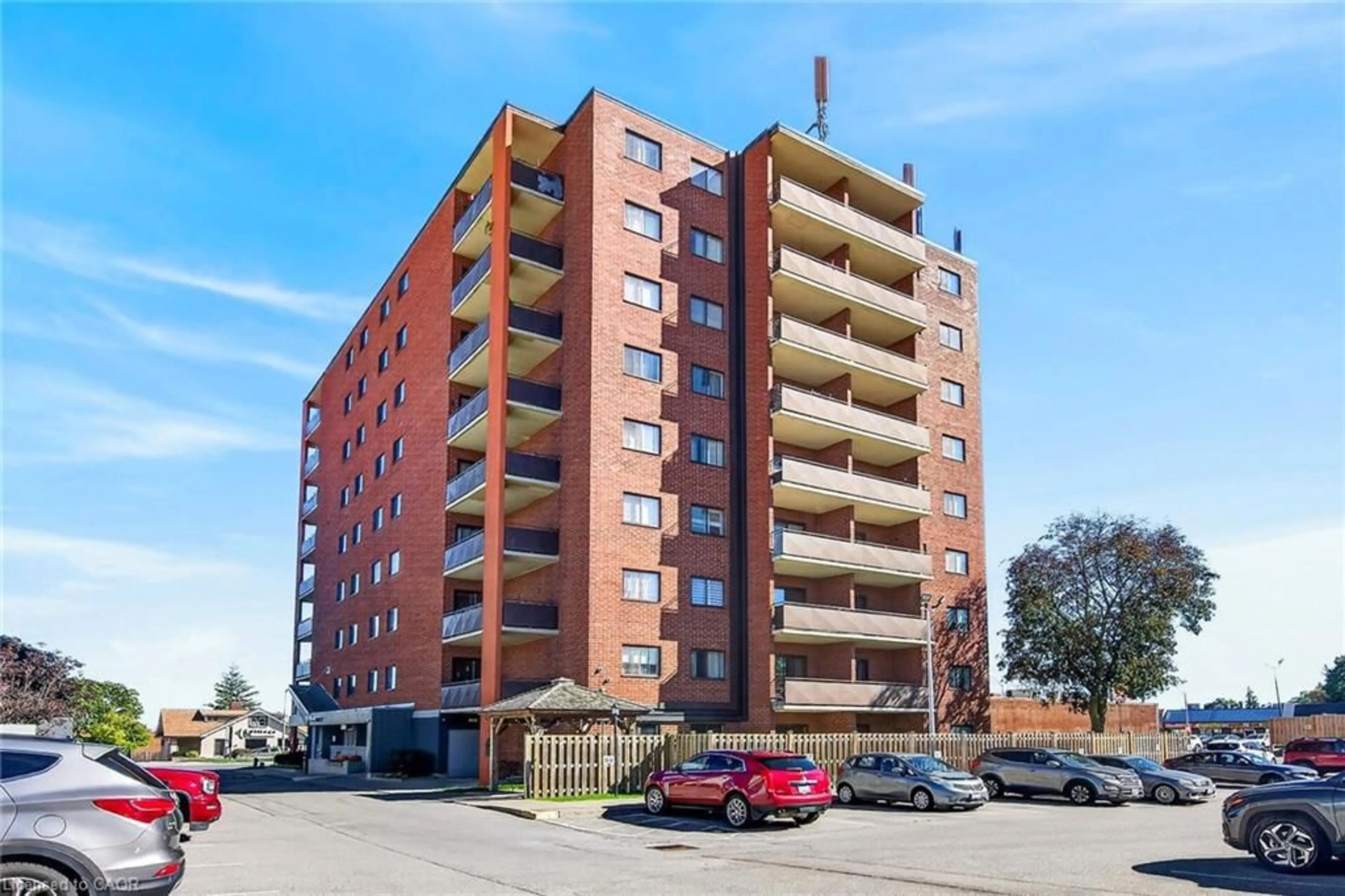 A pic from outside/outdoor area/front of a property/back of a property/a pic from drone, building for 3955 Portage Rd #103, Niagara Falls Ontario L2J 3W2