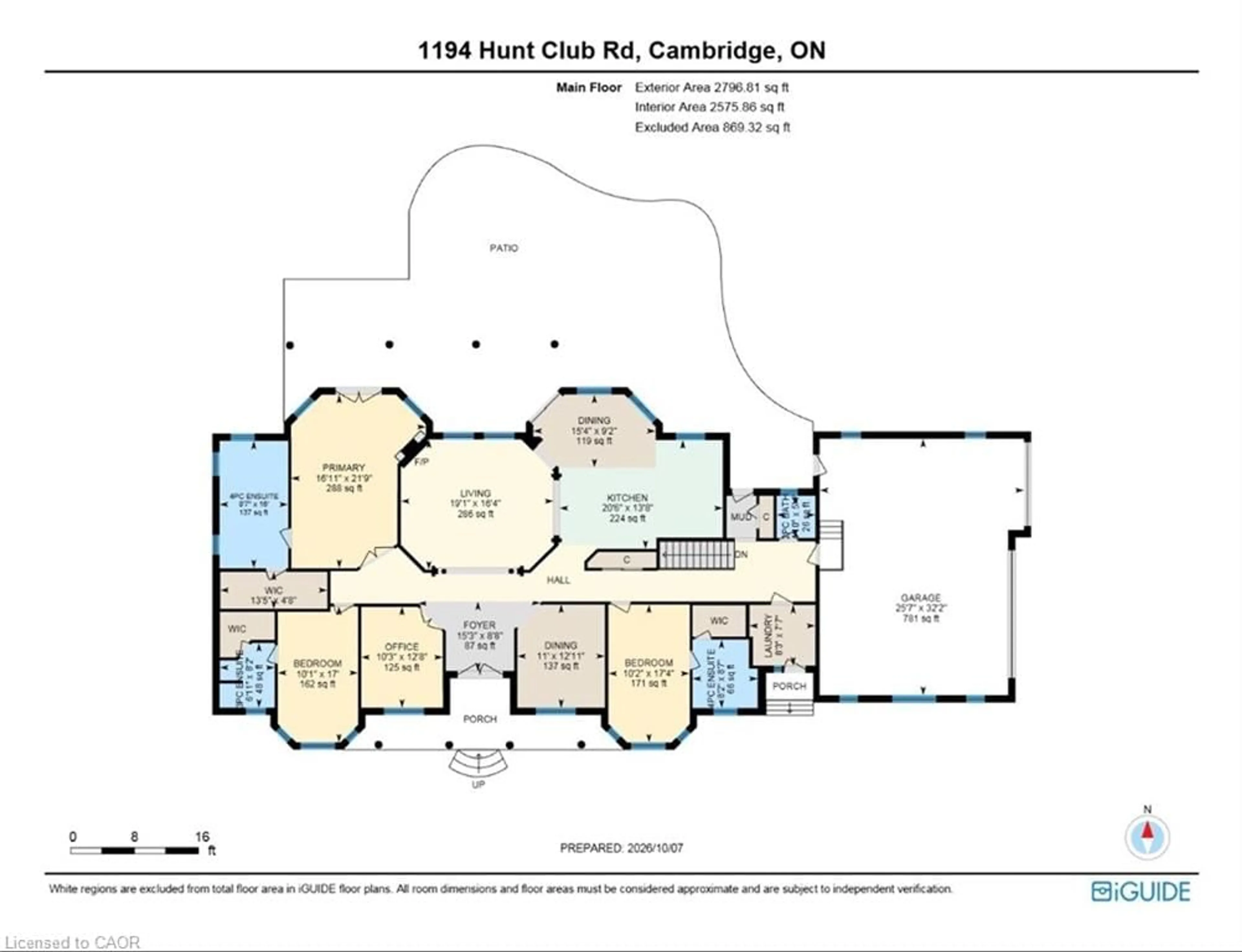 Floor plan for 1194 Hunt Club Rd, Cambridge Ontario N3E 1A1