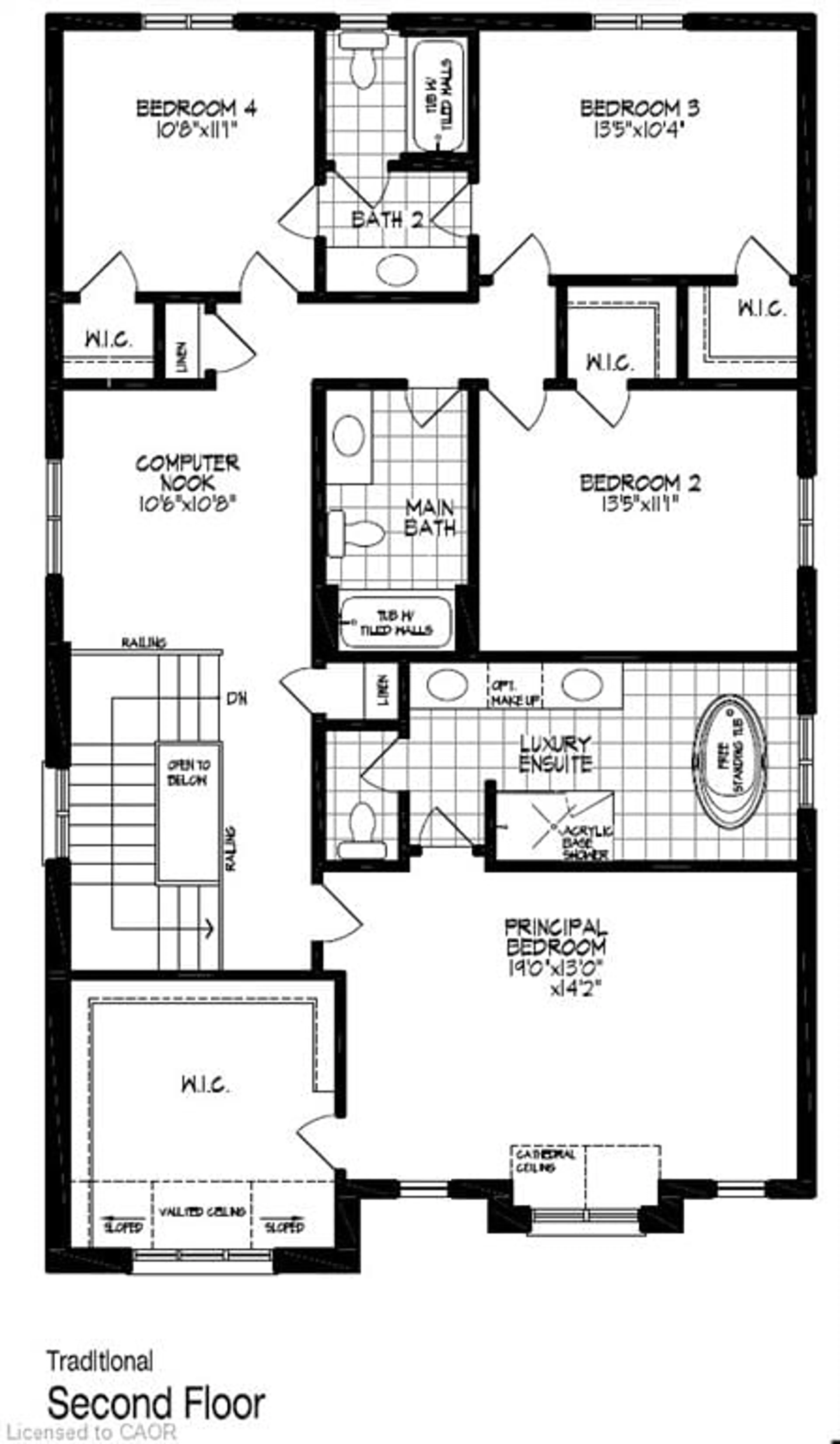 Floor plan for 81 Wild Chicory Dr #Lot 0054, Kitchener Ontario N2P 0L5