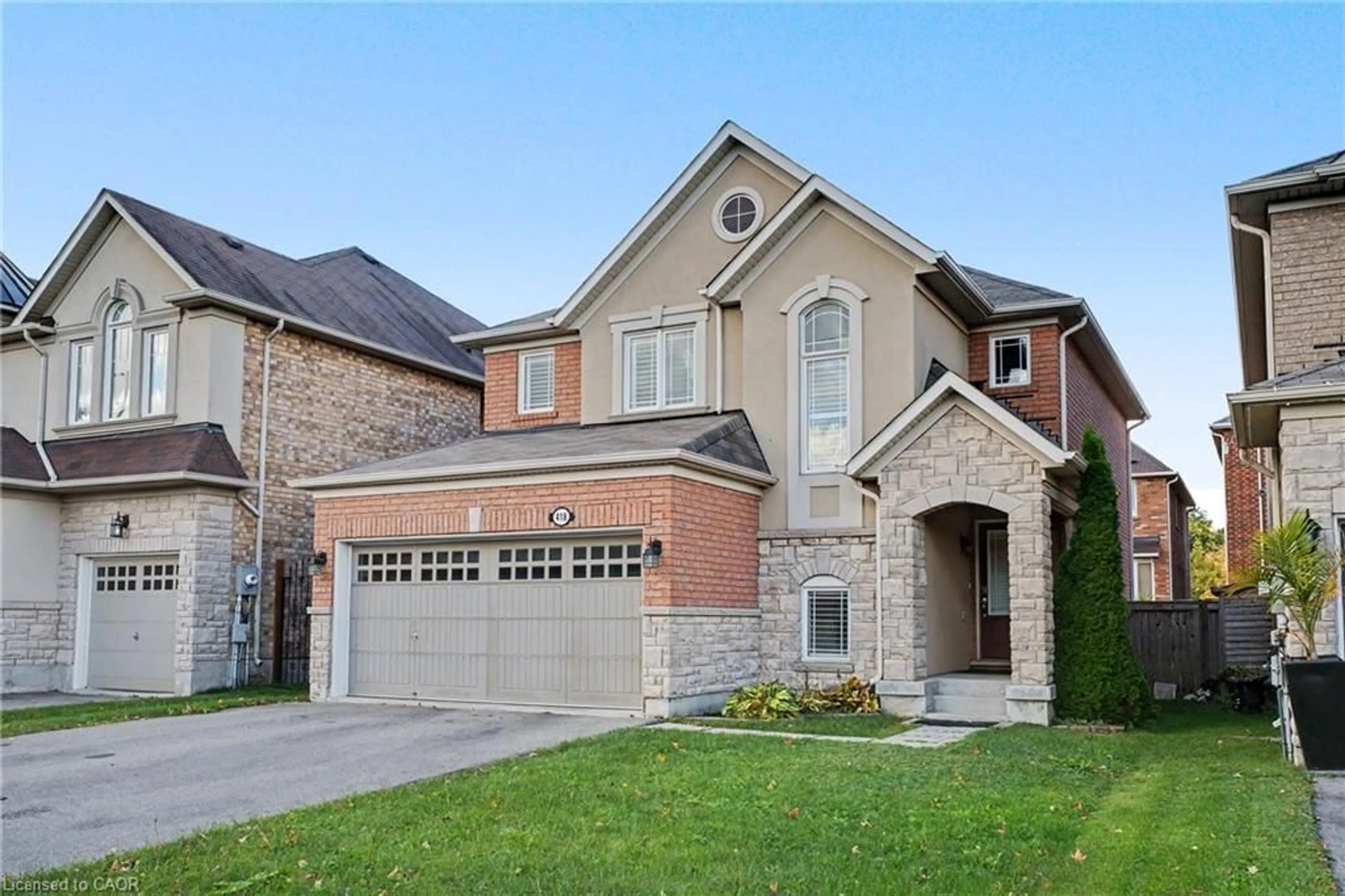 Home with brick exterior material, street for 418 Kitty Murray Lane, Ancaster Ontario L9K 0E2