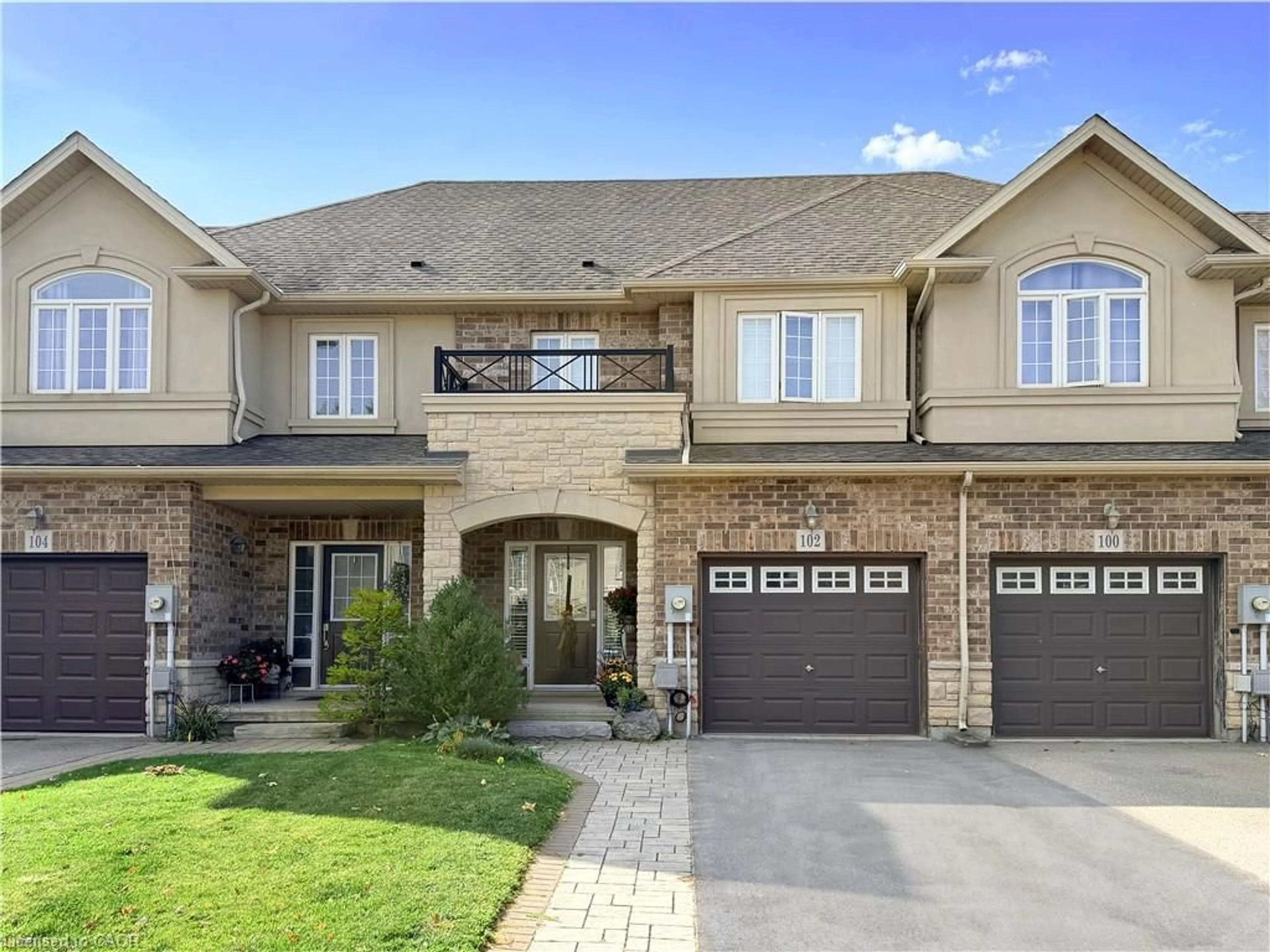Home with brick exterior material, street for 102 Galileo Dr, Stoney Creek Ontario L8E 0H1