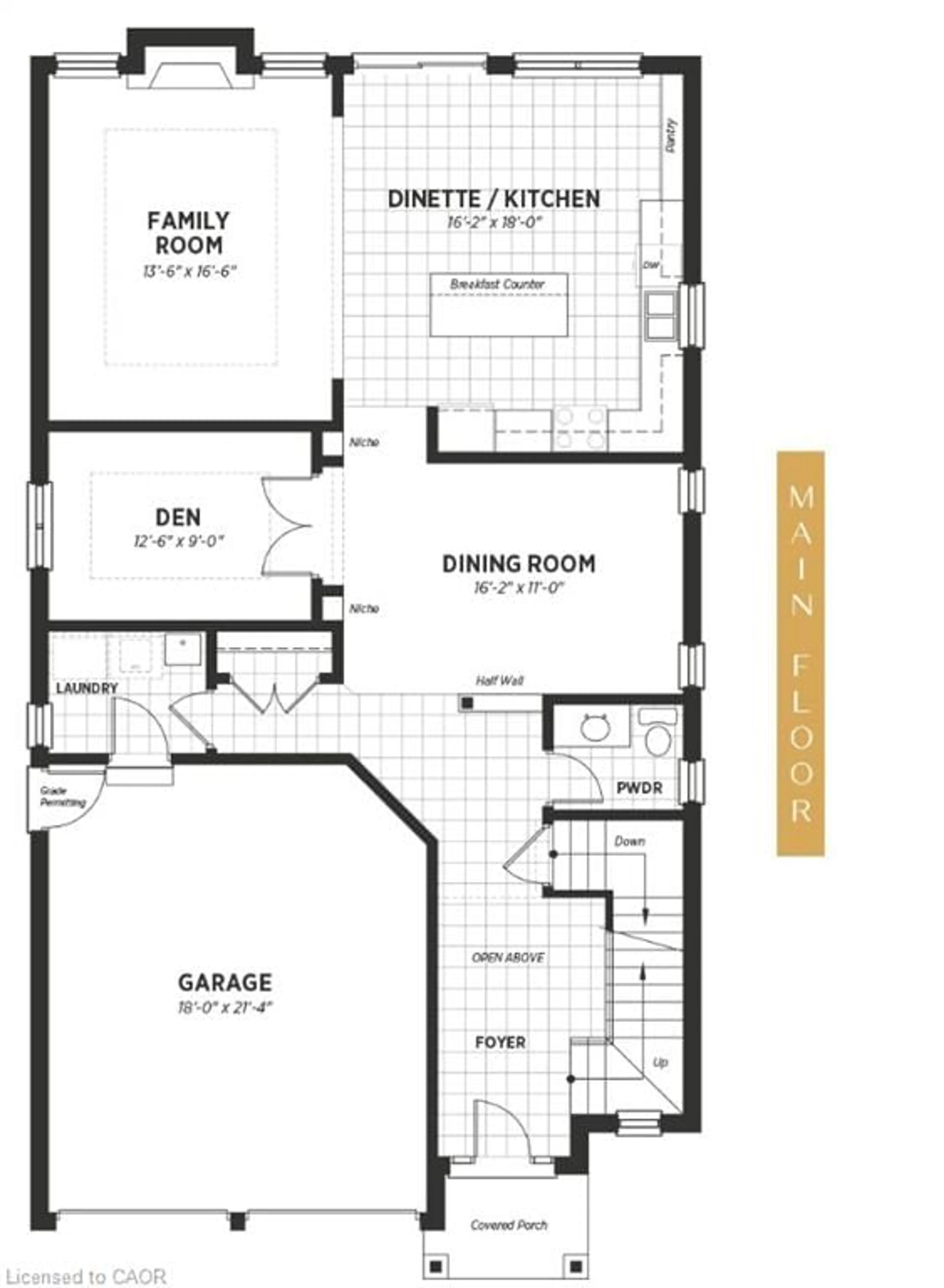 Floor plan for 491 Masters Dr, Woodstock Ontario N4T 0N4
