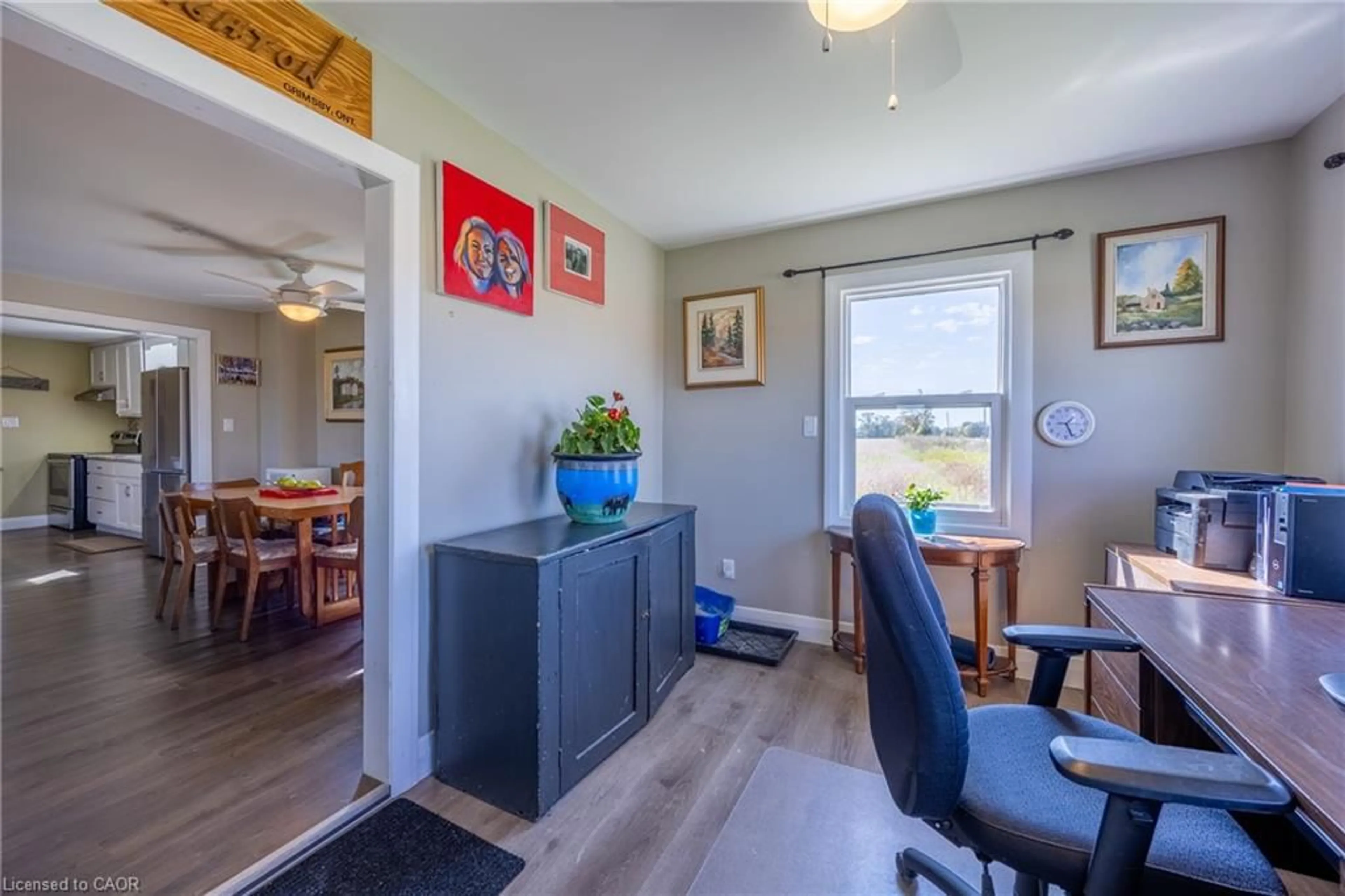 Dining room, wood/laminate floor for 2936 Lakeshore Rd, Port Rowan Ontario N0E 1M0