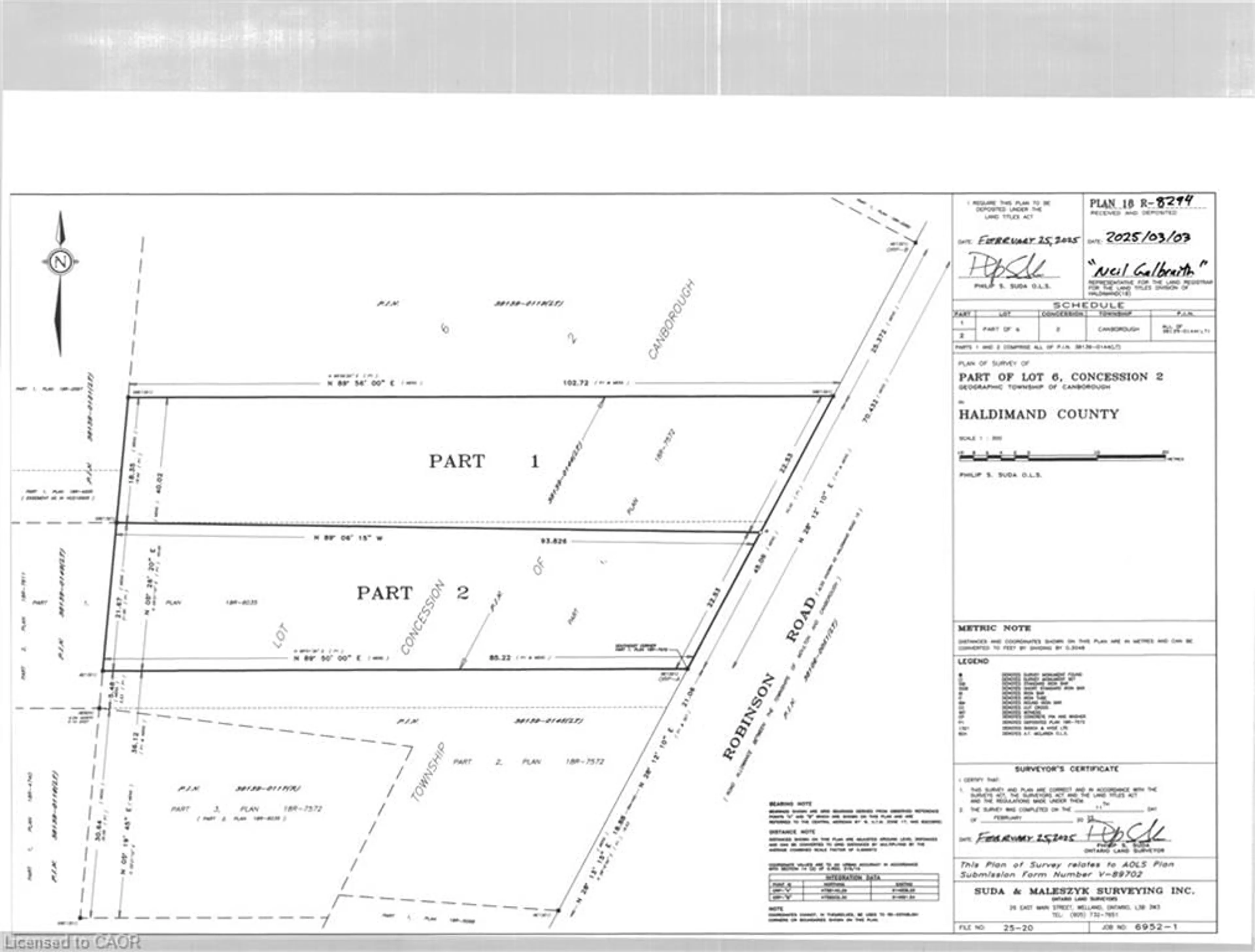Floor plan for PT 2 - 949 Robinson Rd, Dunnville Ontario N1A 2W1