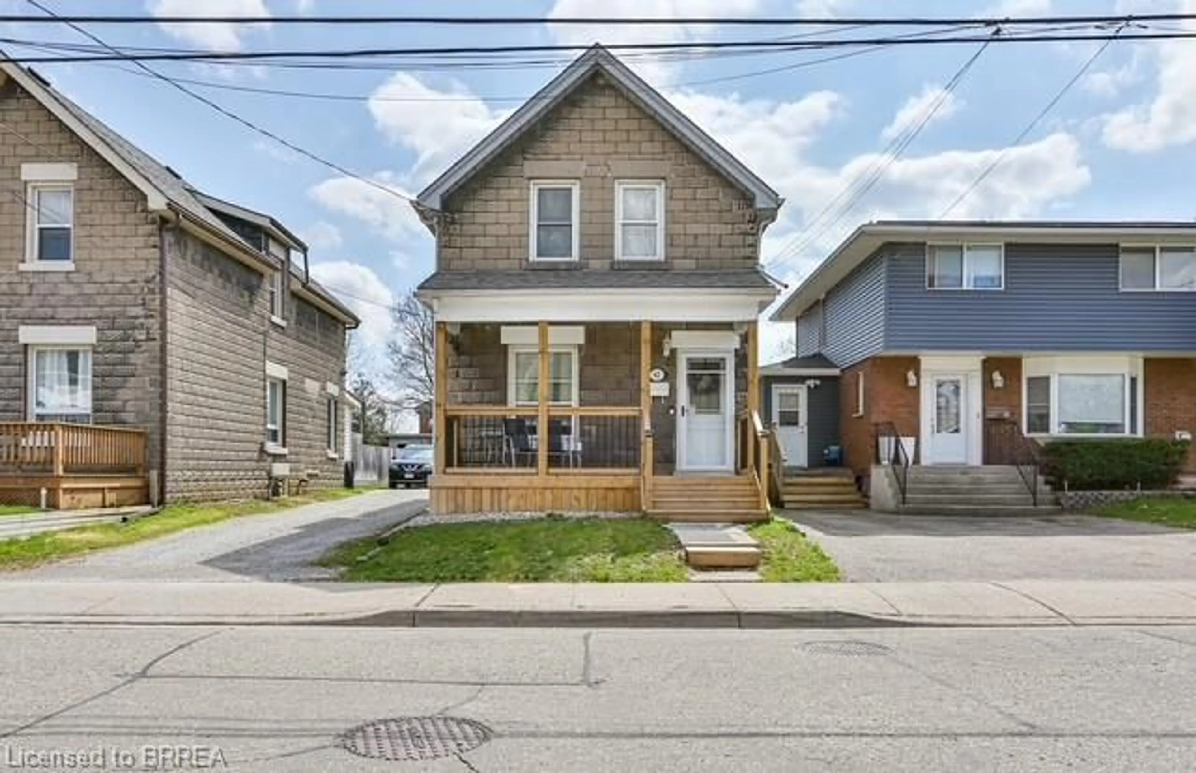 Home with brick exterior material, street for 42 Spring St, Brantford Ontario N3T 4M5