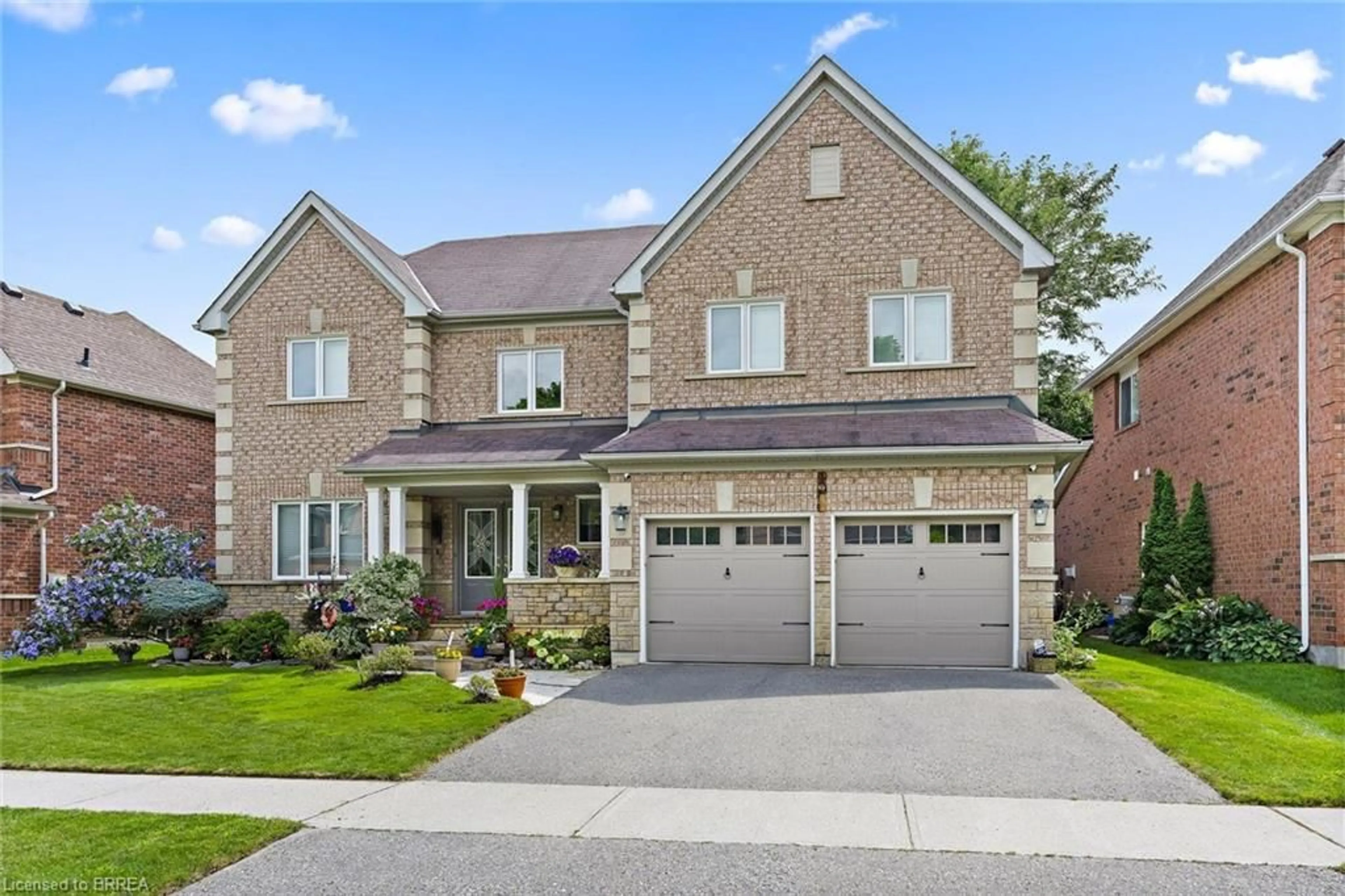 Home with brick exterior material, street for 54 Grist Mill Dr, Georgetown Ontario L7G 6C1