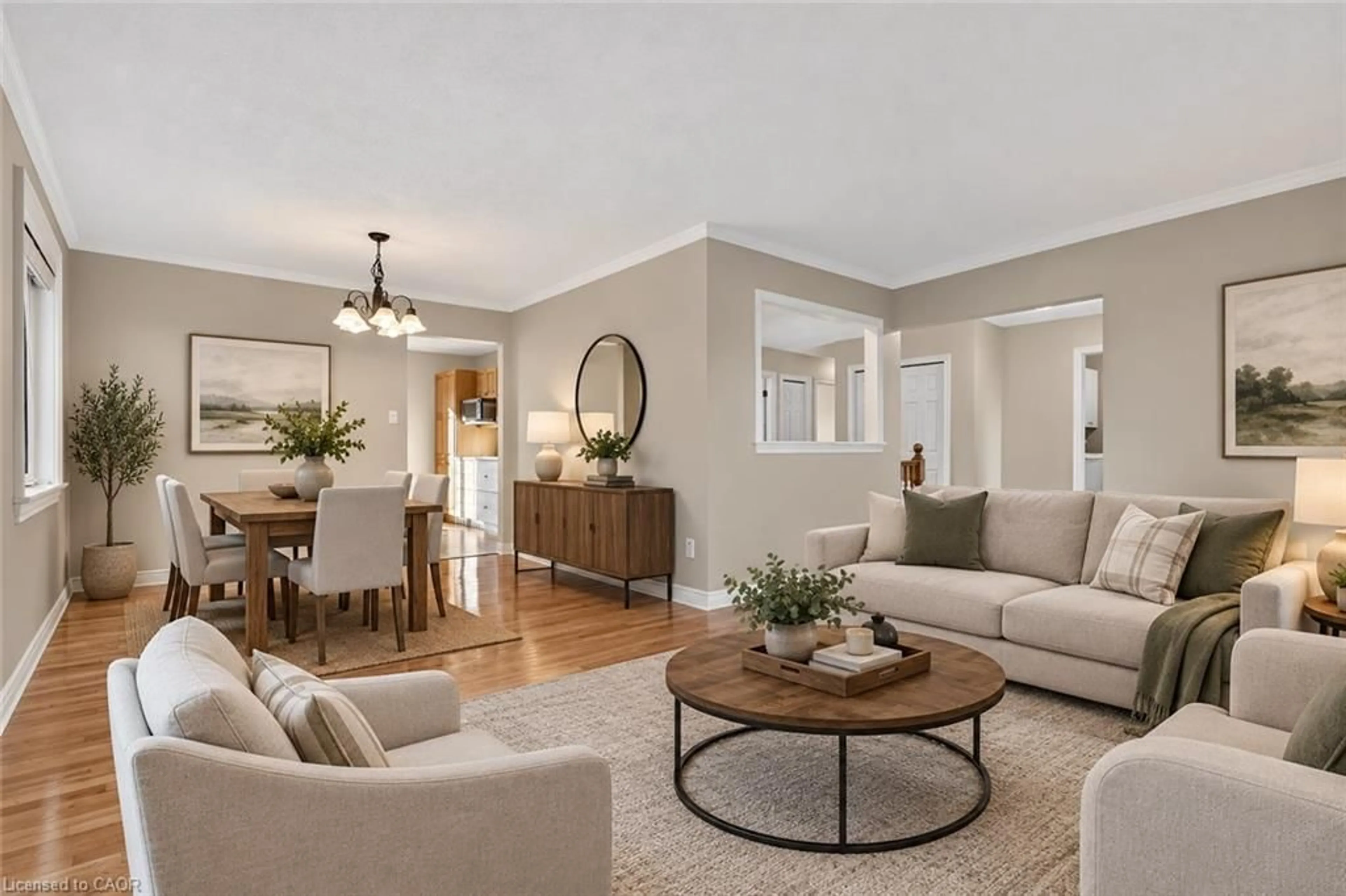 Living room with furniture, unknown for 90 Victor Blvd, St. George Ontario N0E 1N0