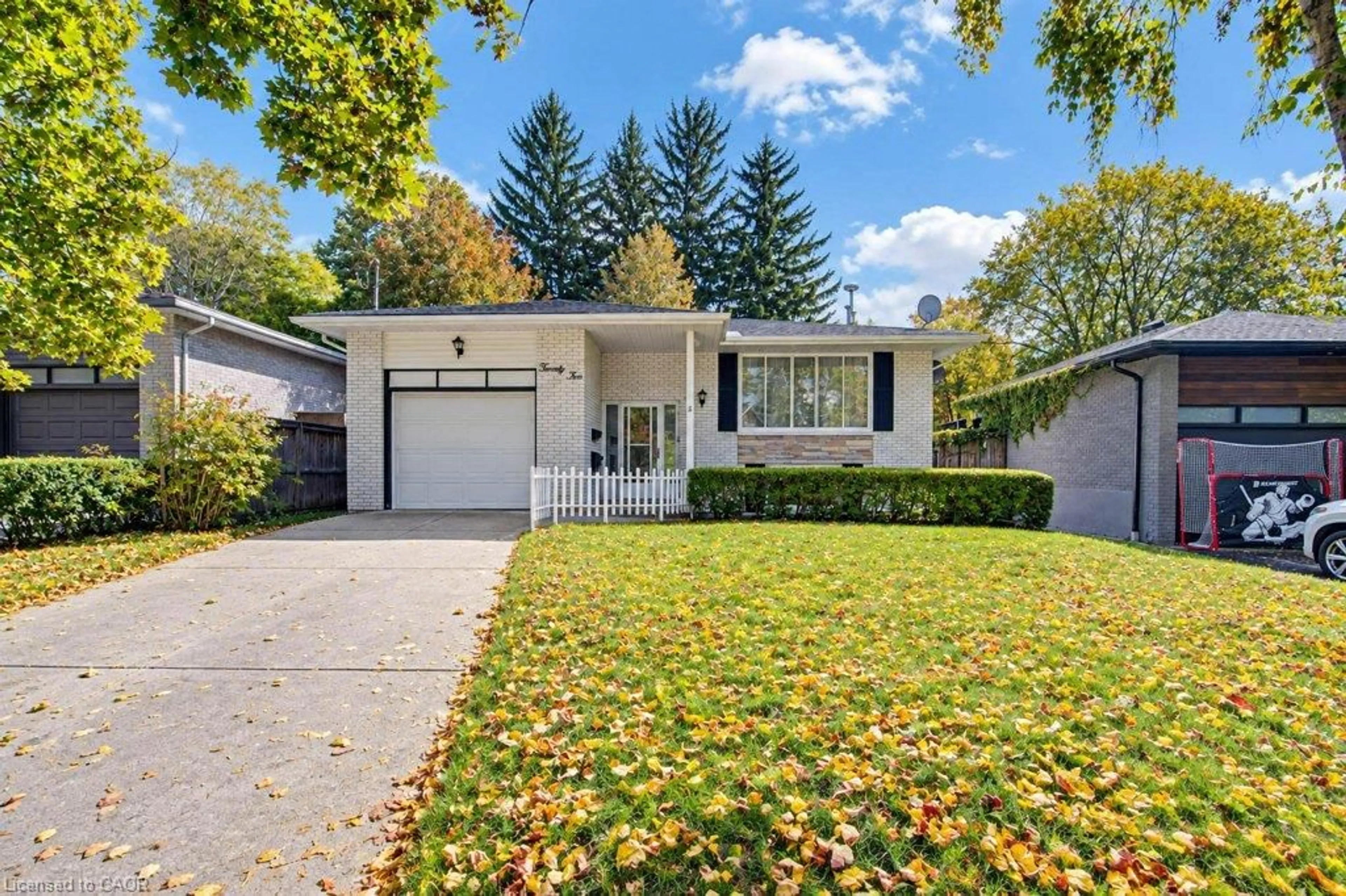 Home with vinyl exterior material, street for 22 Clarke St, Guelph Ontario N1H 1S9