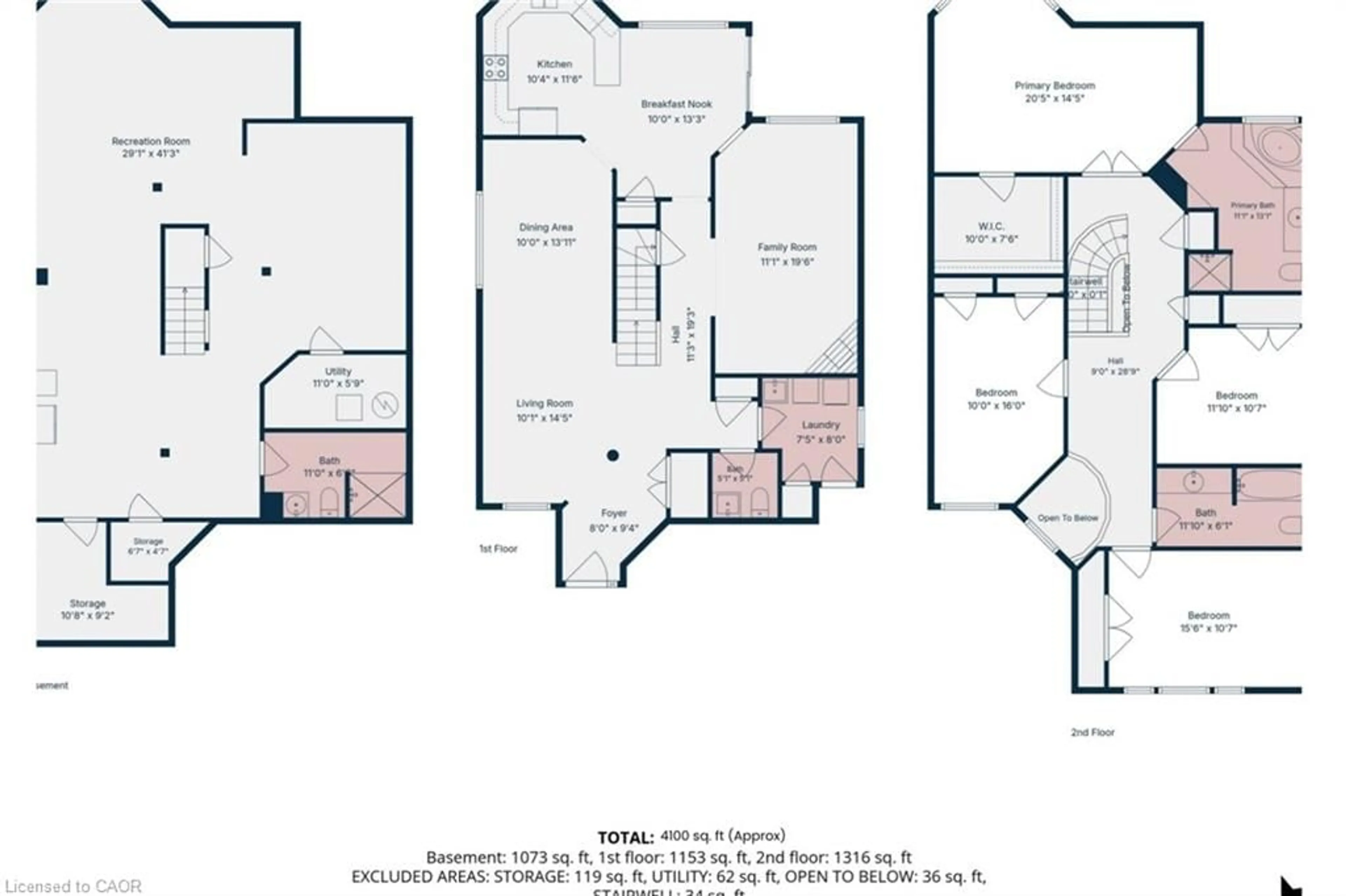 Floor plan for 13 Dovaston Gate, Bolton Ontario L7E 2K3
