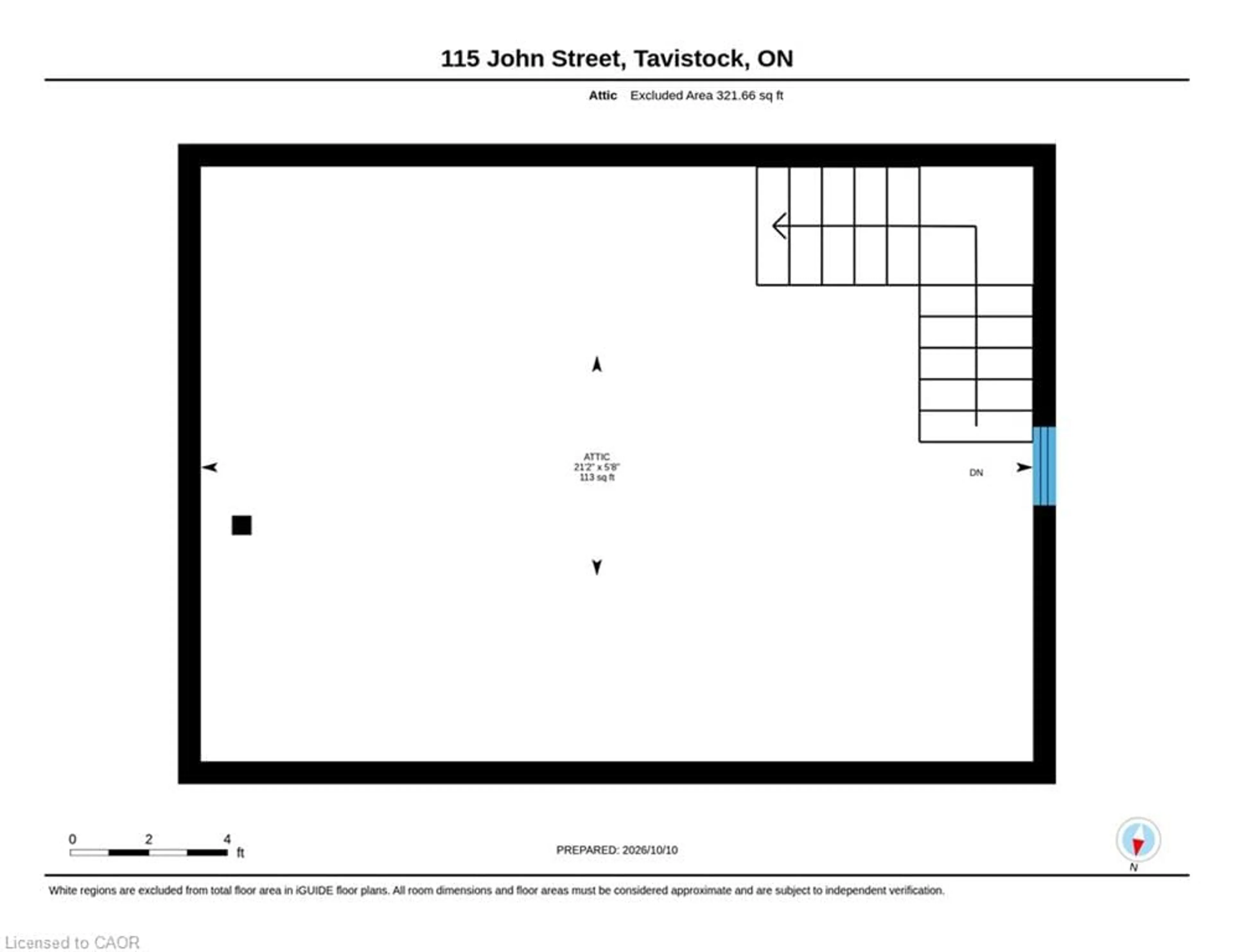 Floor plan for 115 John St, Tavistock Ontario N0B 2R0