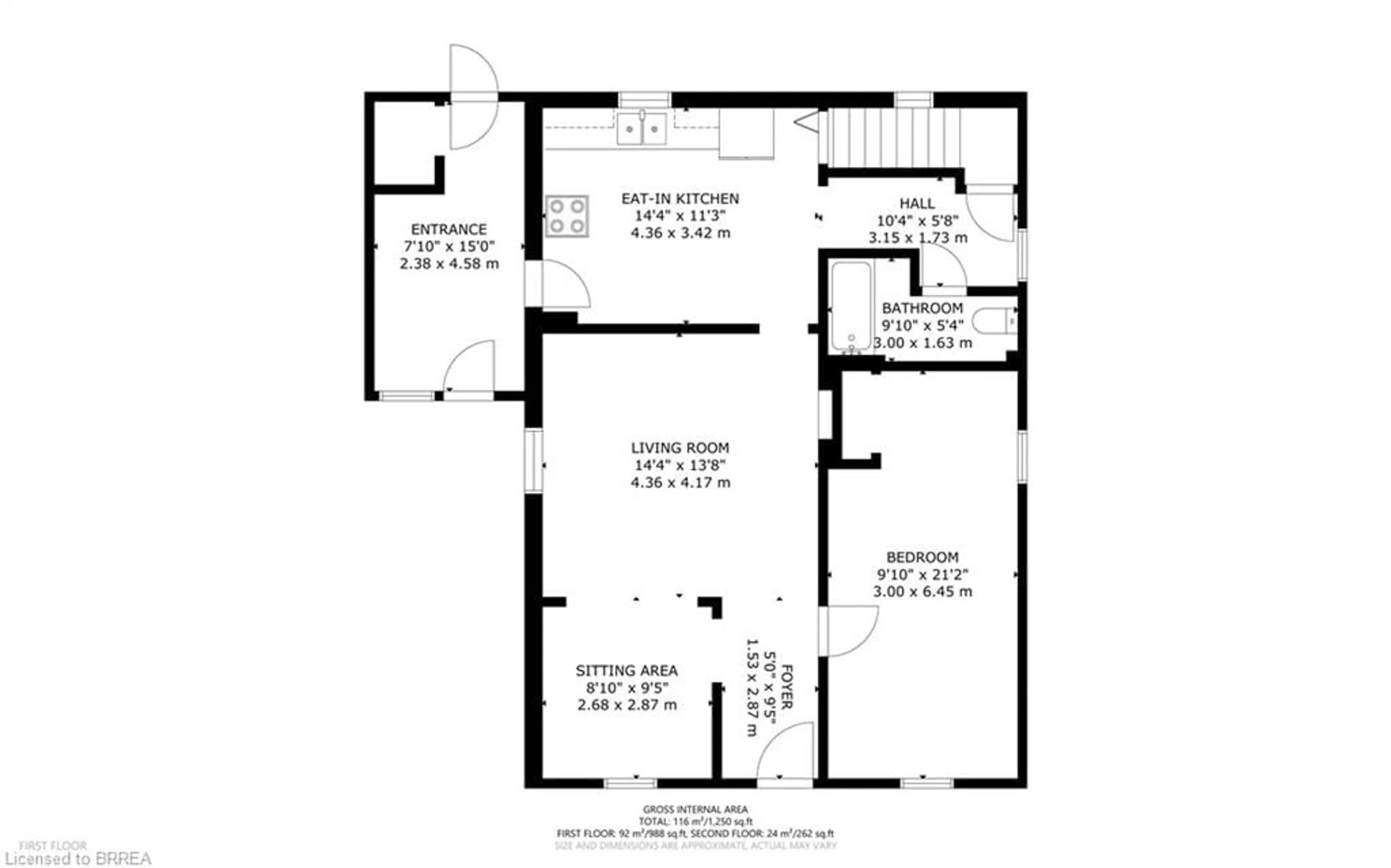 Floor plan for 191 St. Paul Ave, Brantford Ontario N3T 4G6