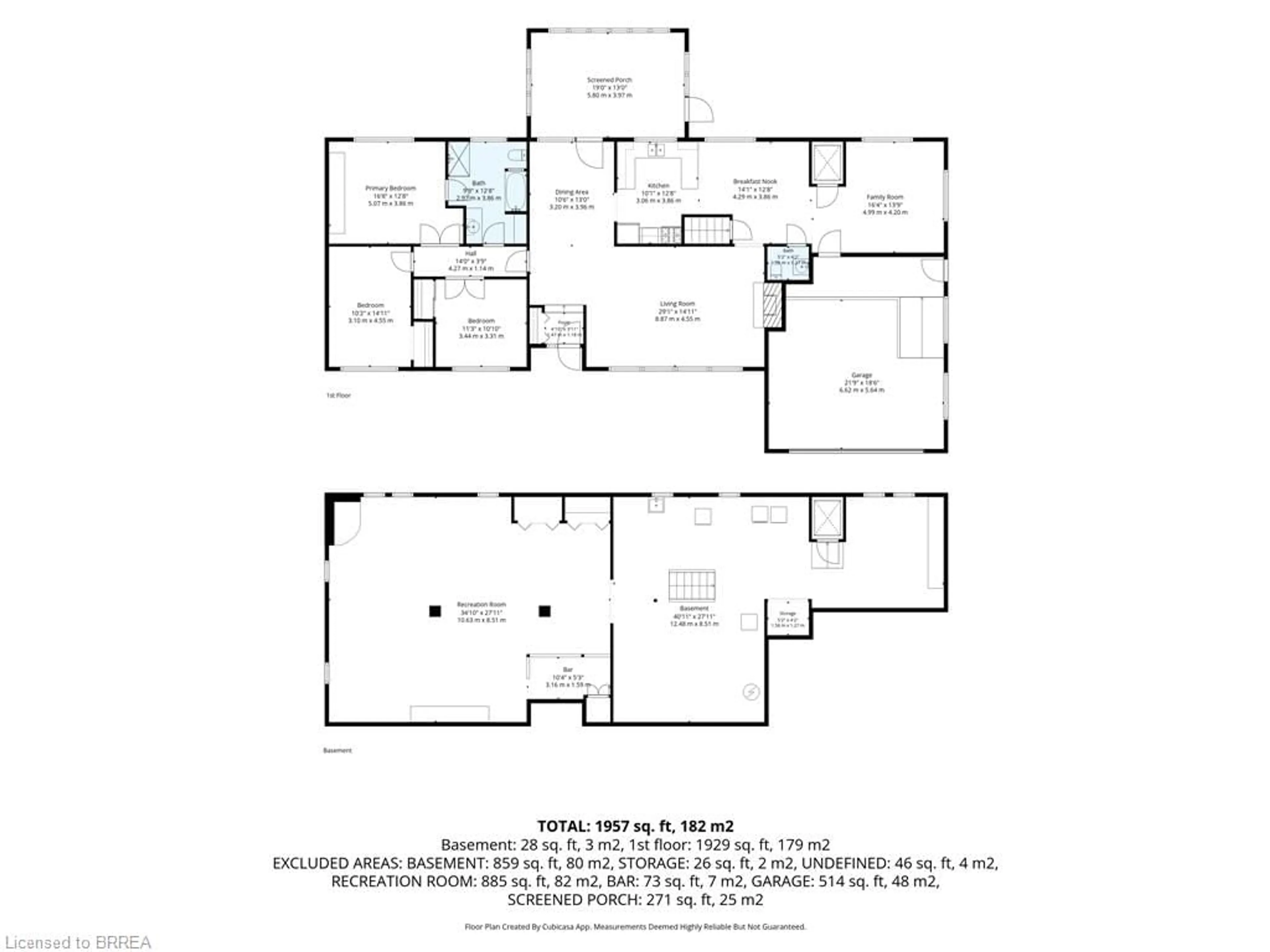 Floor plan for 11 Belholme Ave, Brantford Ontario N3T 1R9
