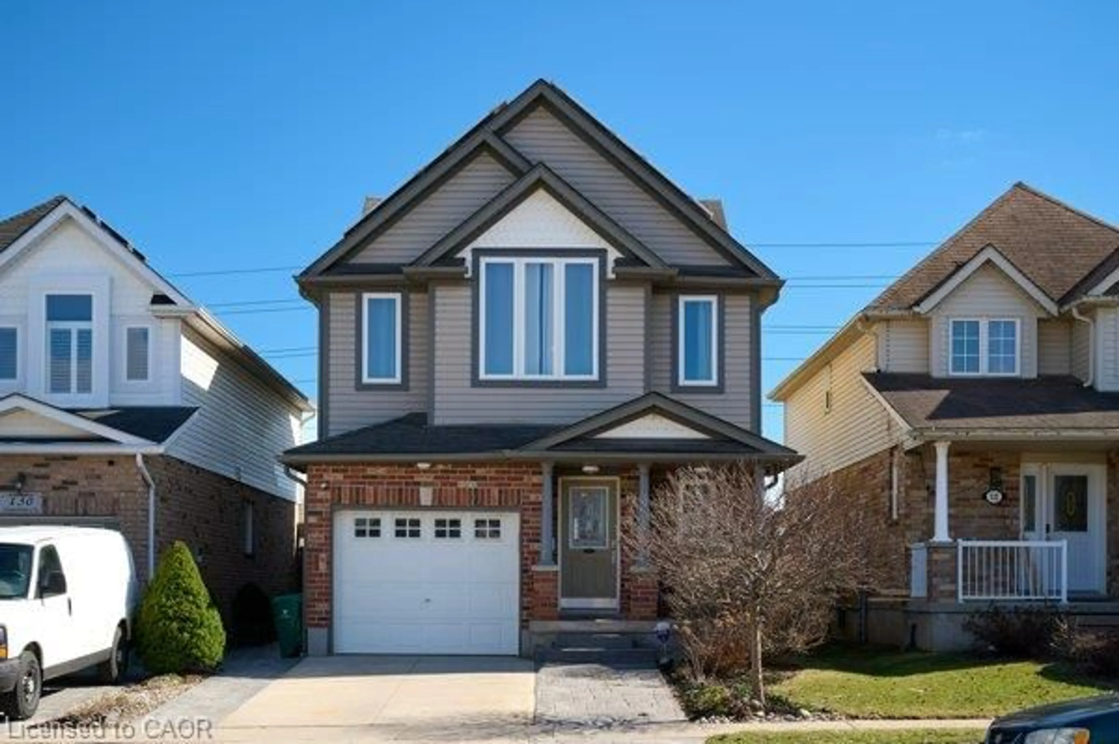 Home with vinyl exterior material, street for 126 Snowdrop Cres, Kitchener Ontario N2E 4G7