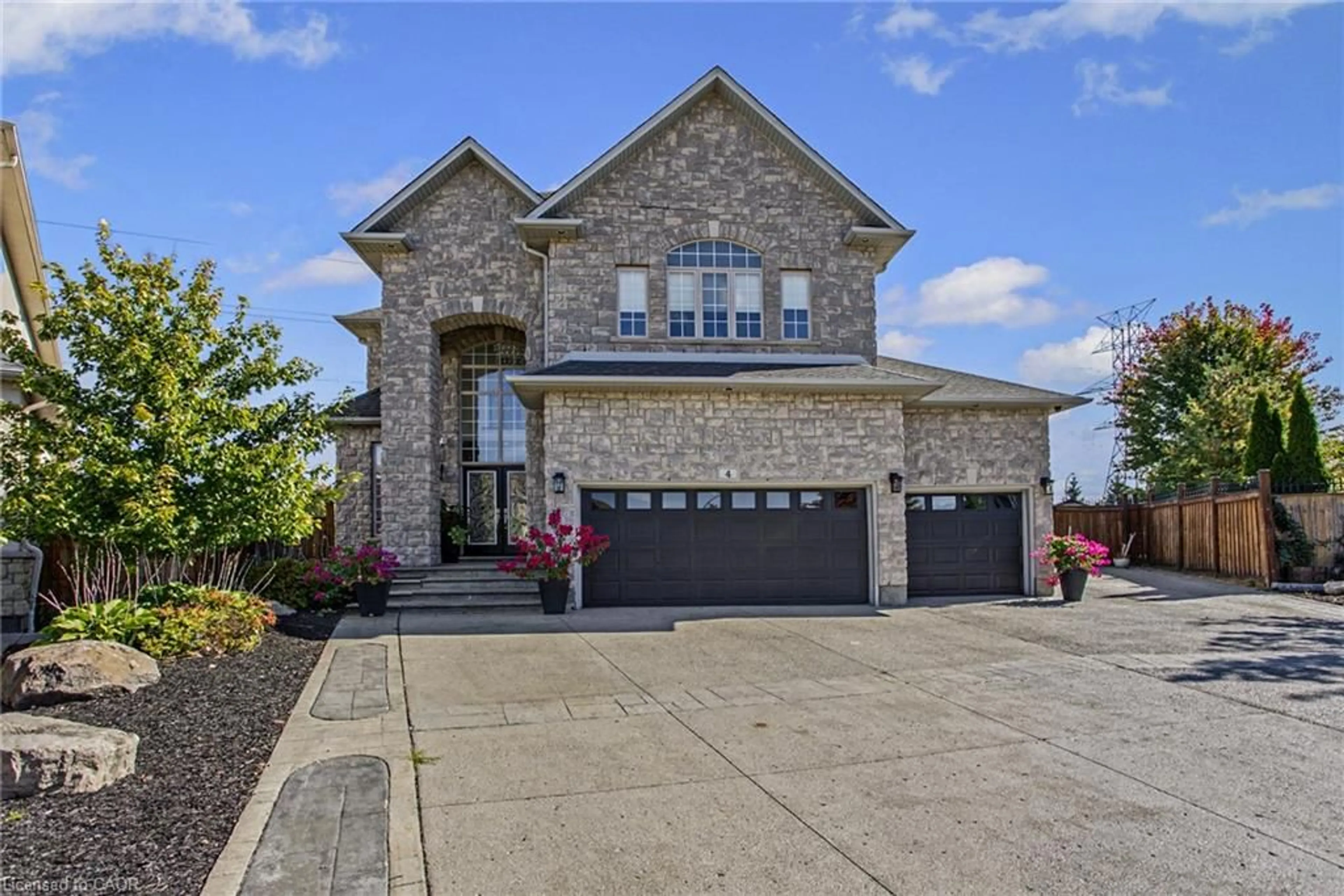 Home with brick exterior material, street for 4 Playfair Crt, Ancaster Ontario L9K 1R6