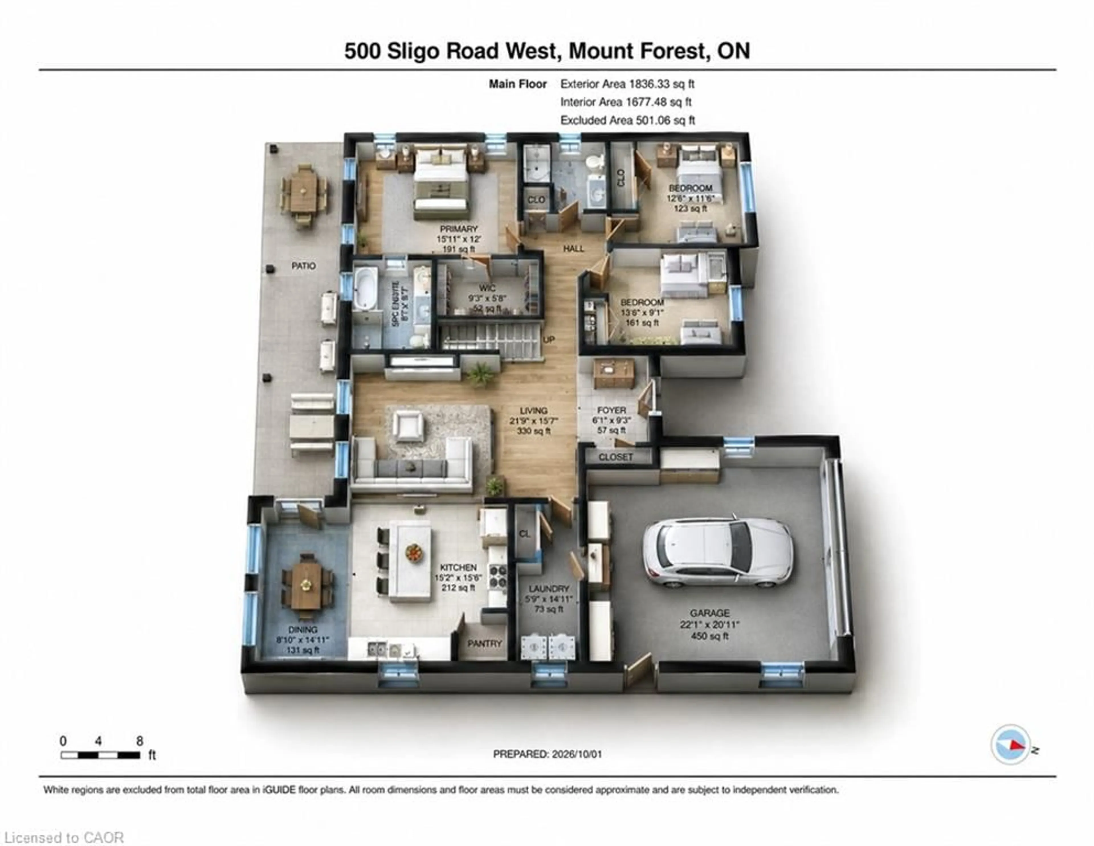 Floor plan for 500 Sligo Rd, Mount Forest Ontario N0G 2L1