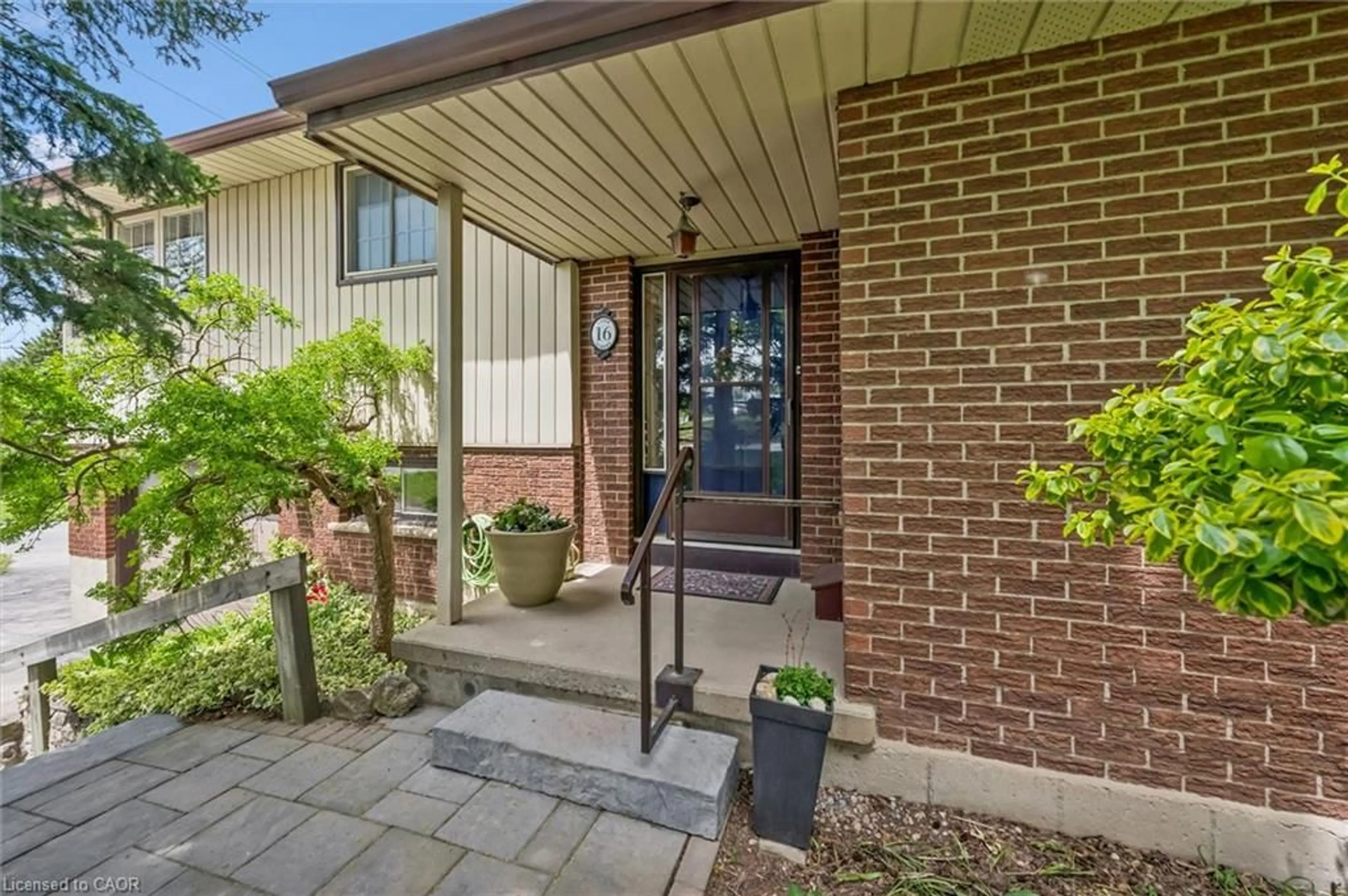 Home with brick exterior material, street for 16 Water St, Elora Ontario N0B 1S0