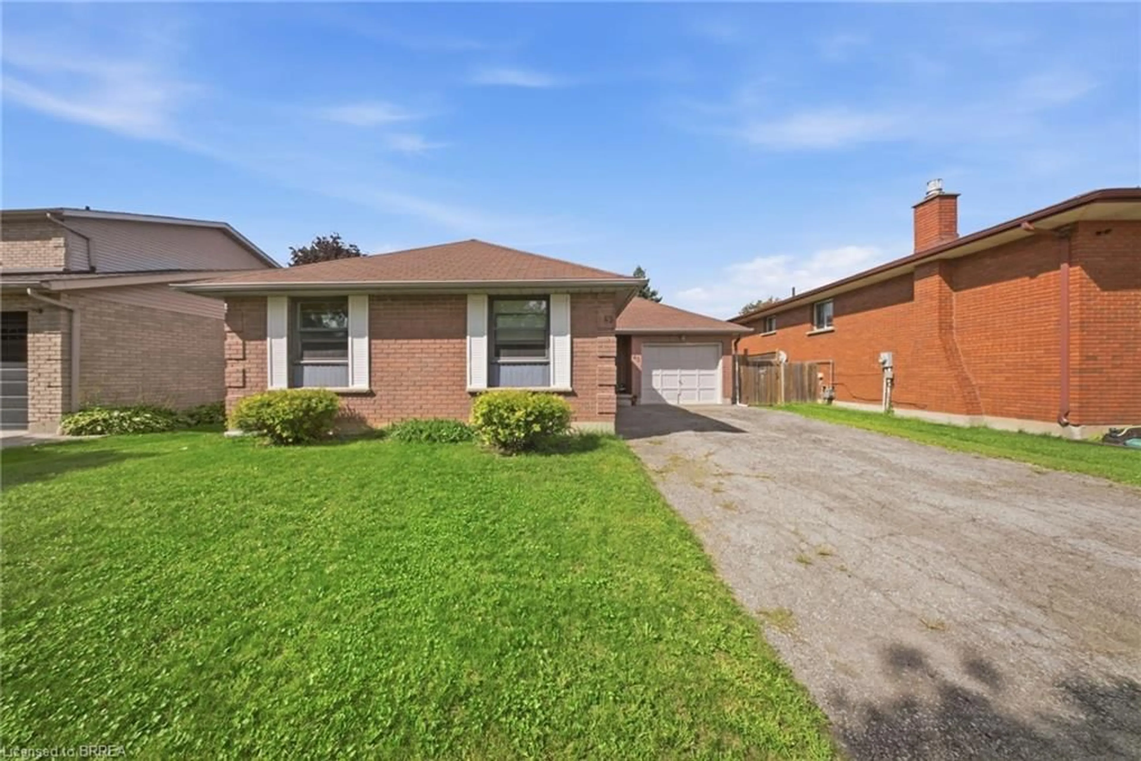Home with brick exterior material, street for 43 Ruffian Rd, Brantford Ontario N3P 1R5