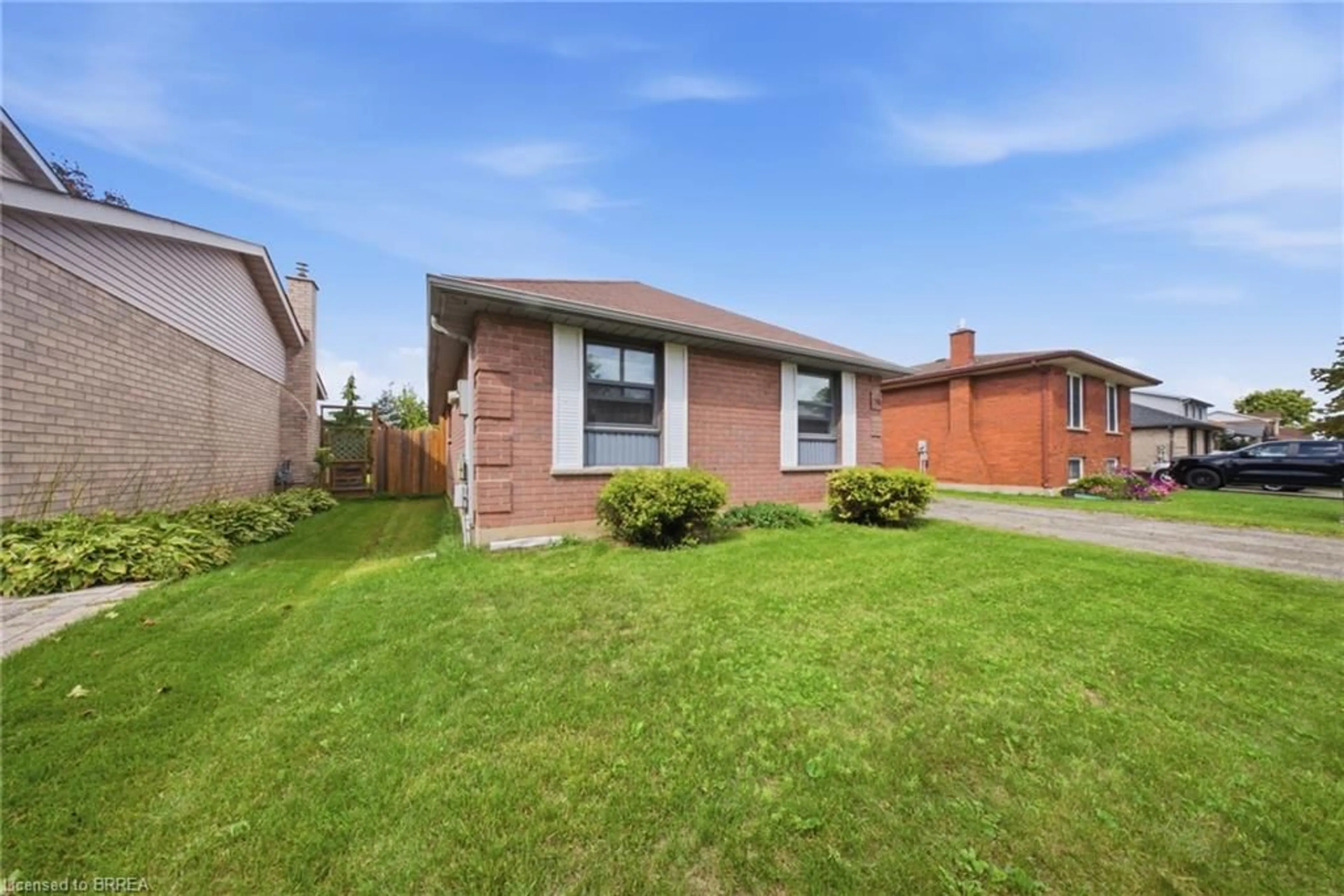 Home with brick exterior material, street for 43 Ruffian Rd, Brantford Ontario N3P 1R5