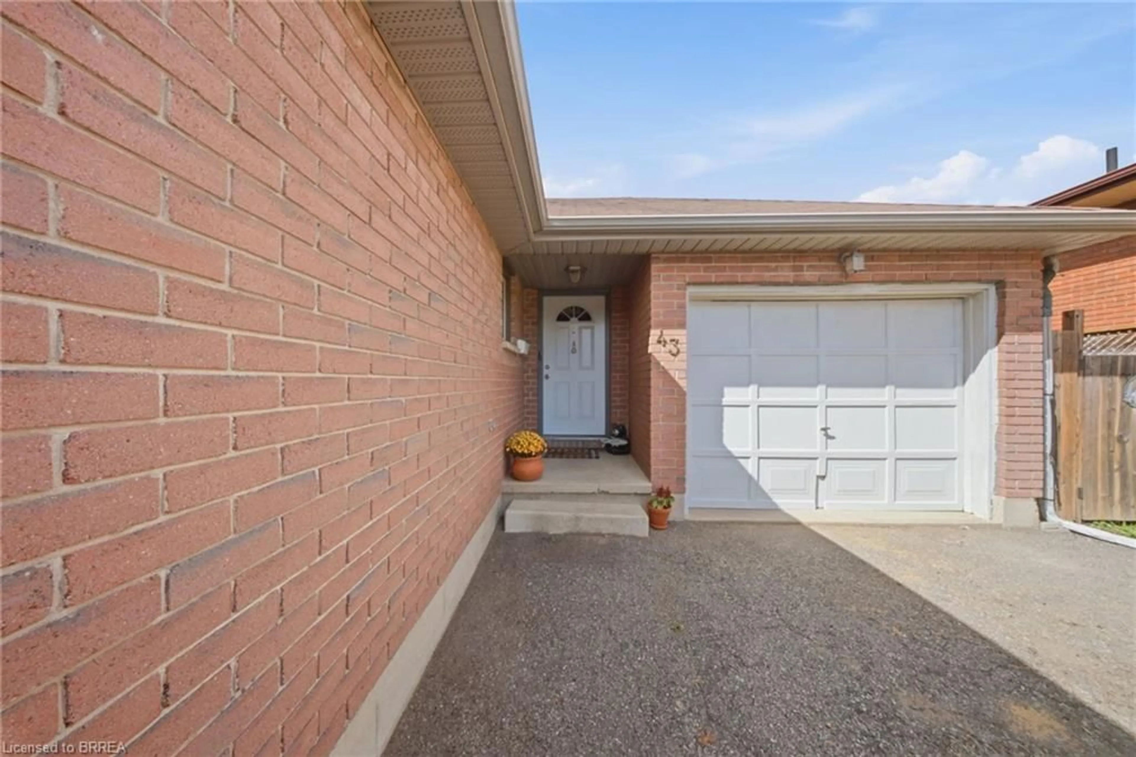 Home with brick exterior material, street for 43 Ruffian Rd, Brantford Ontario N3P 1R5