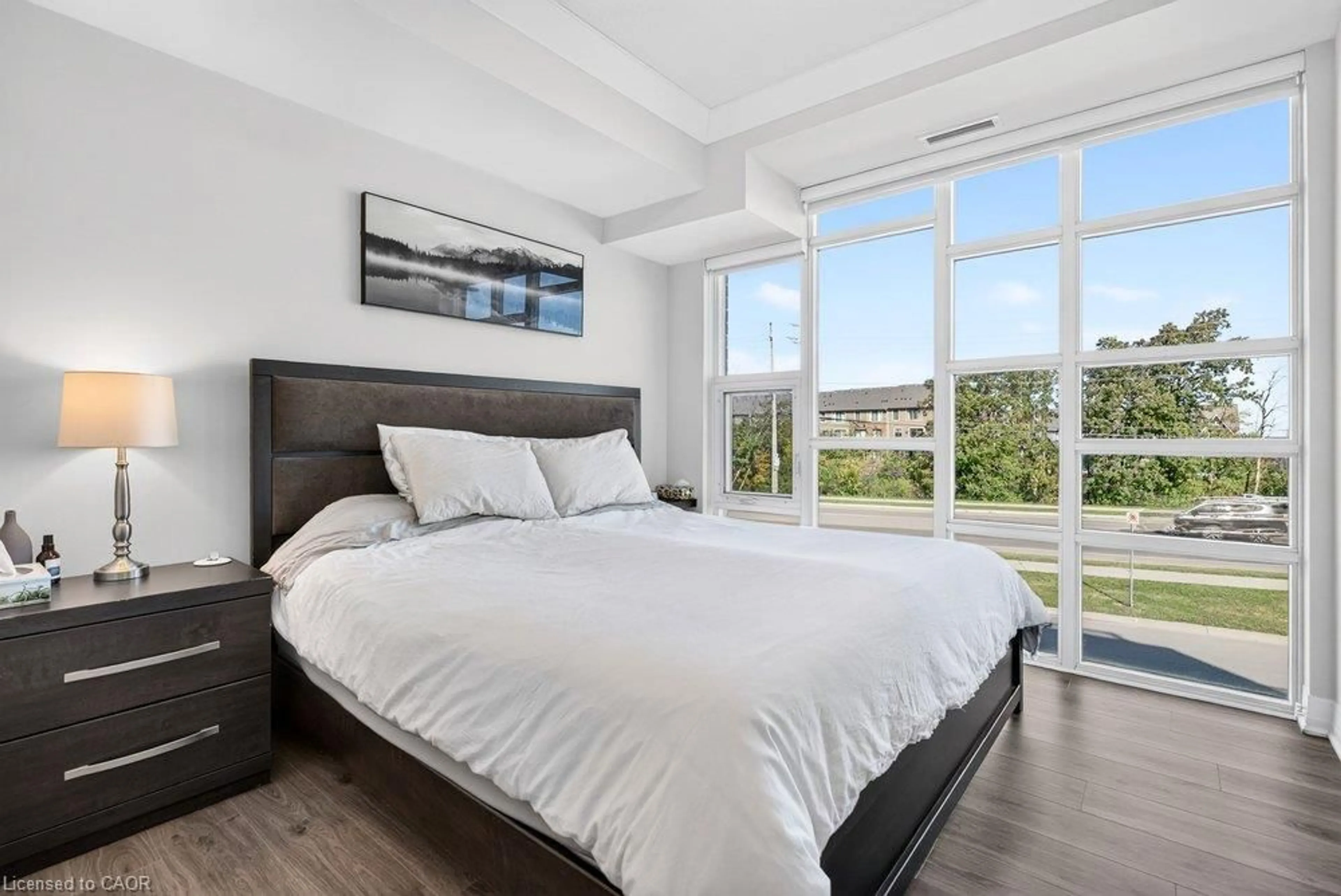 Bedroom with bed, unknown for 10 Concord Pl #209, Grimsby Ontario L3M 0G6