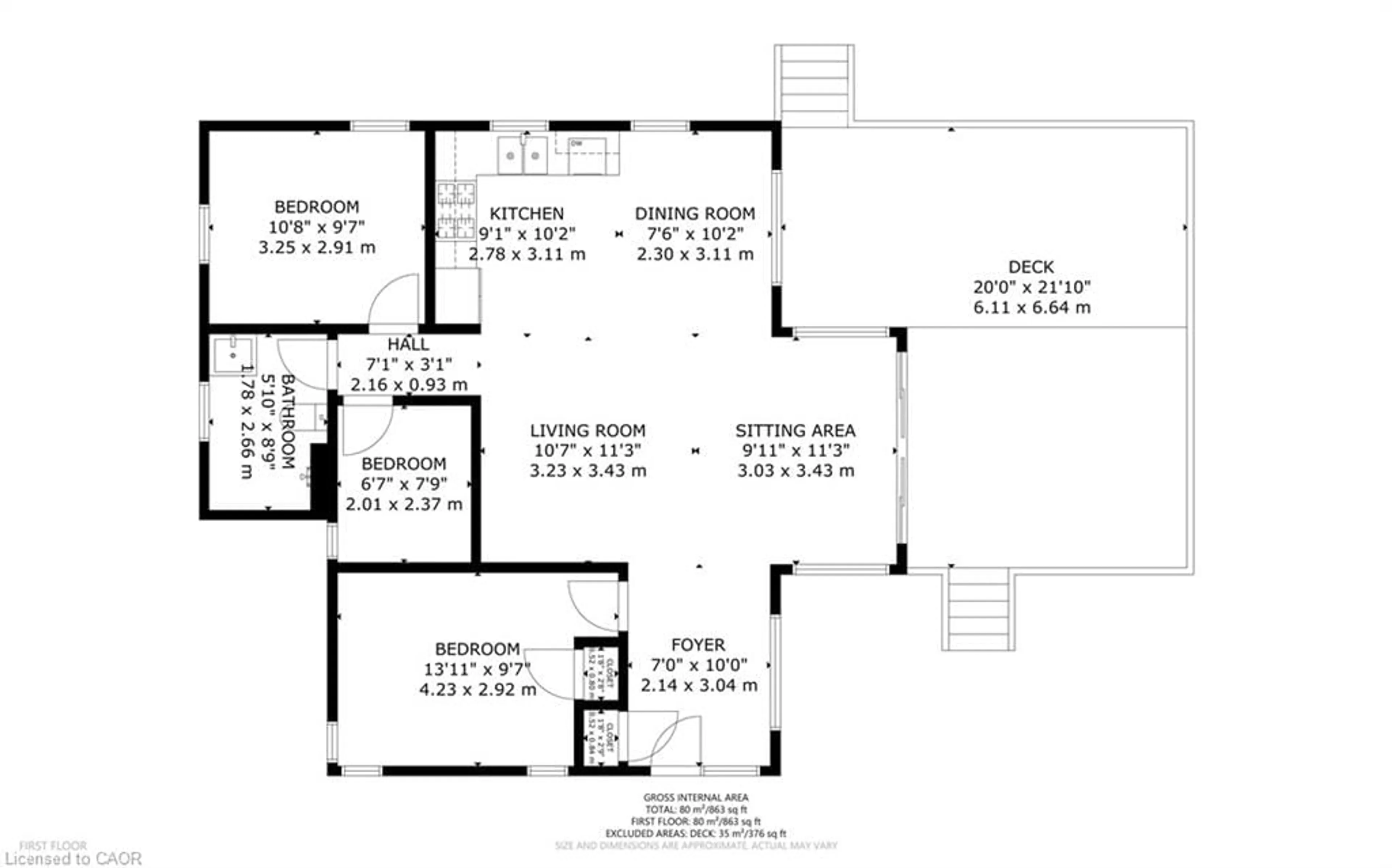 Floor plan for 46 King St, Port Ryerse Ontario N3Y 4K2