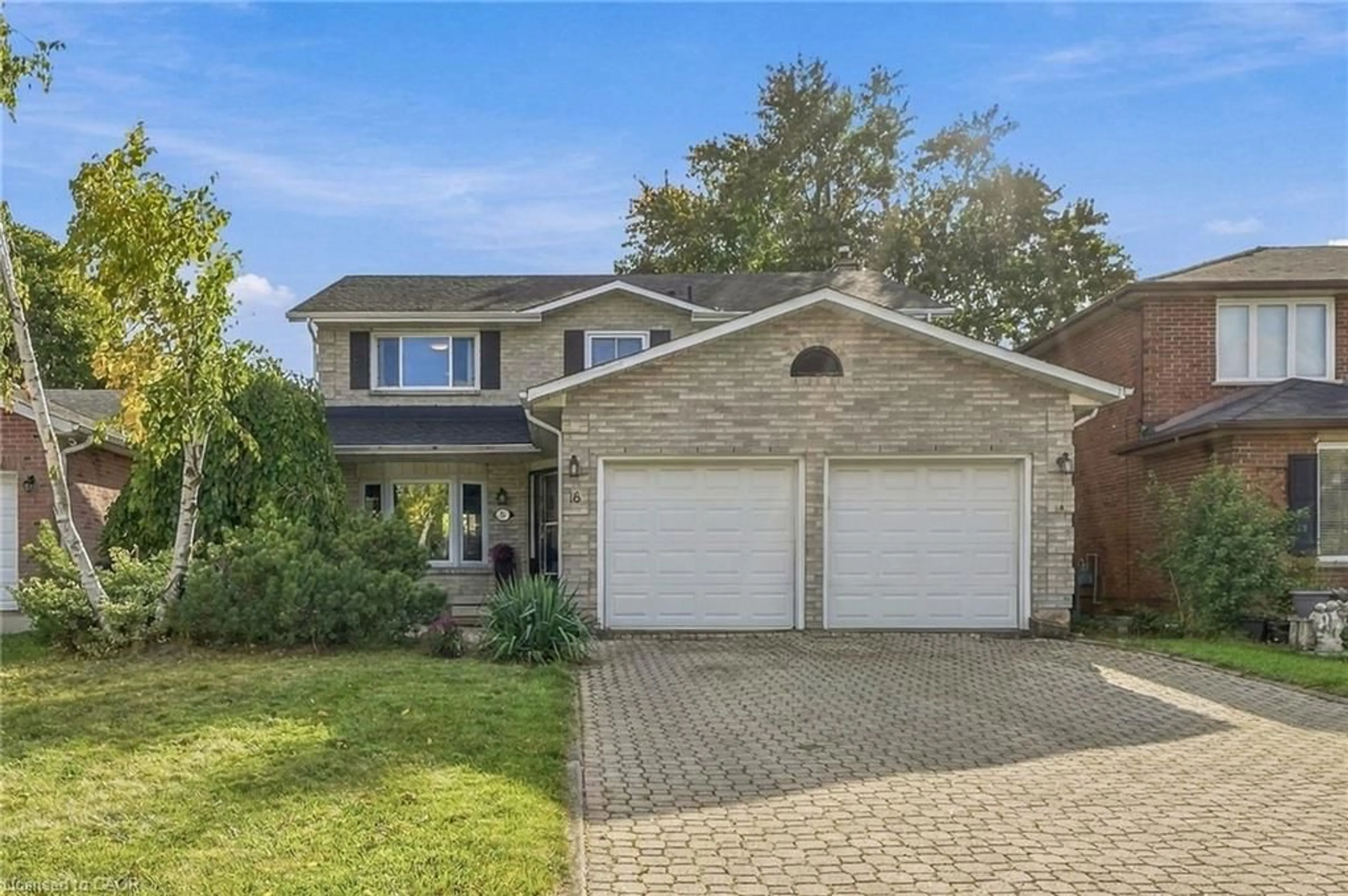 Home with brick exterior material, street for 18 Rowntree Dr, Hamilton Ontario L8W 2M8