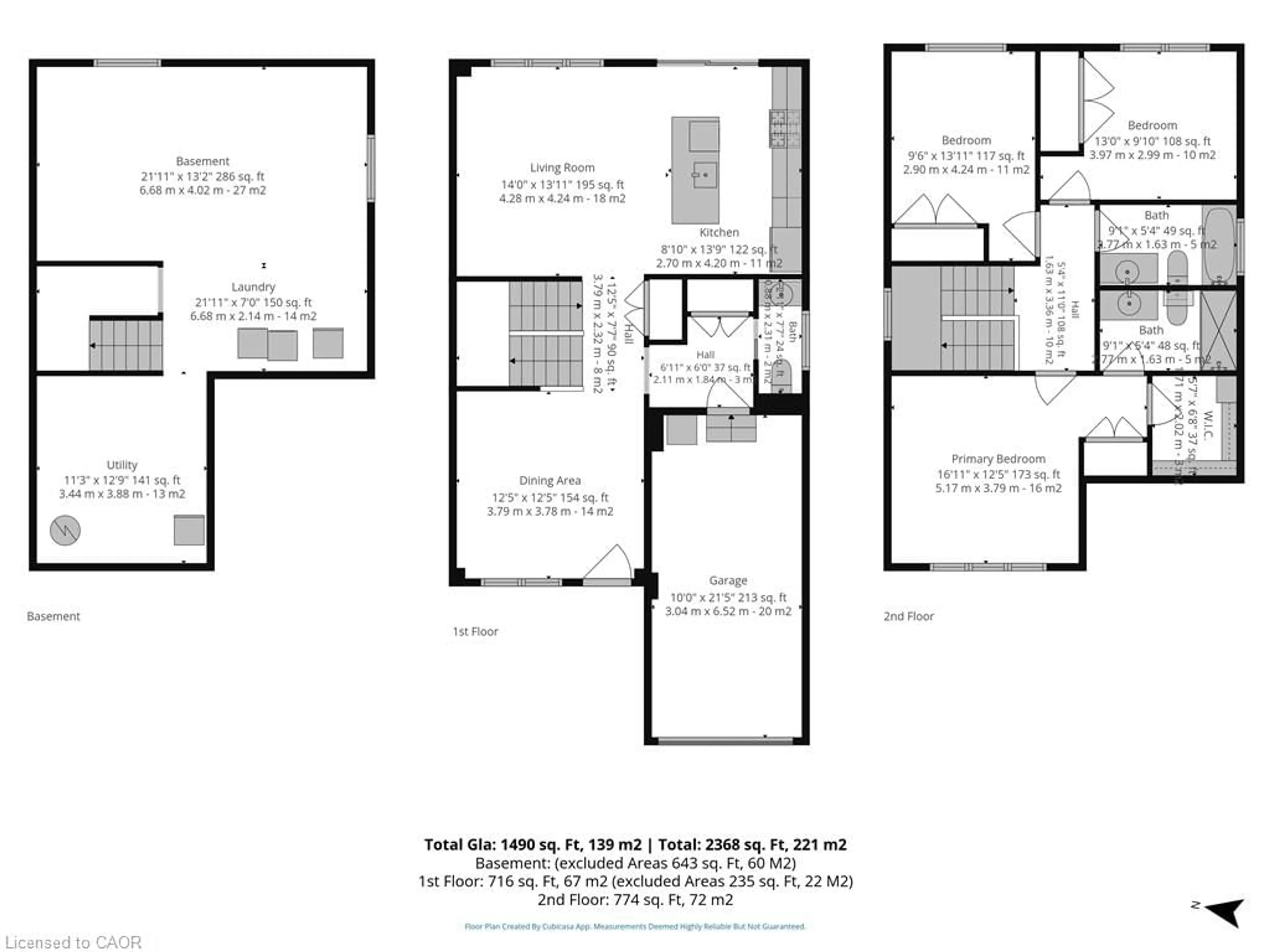 Floor plan for 151 Lafayette St, Jarvis Ontario N0A 1J0