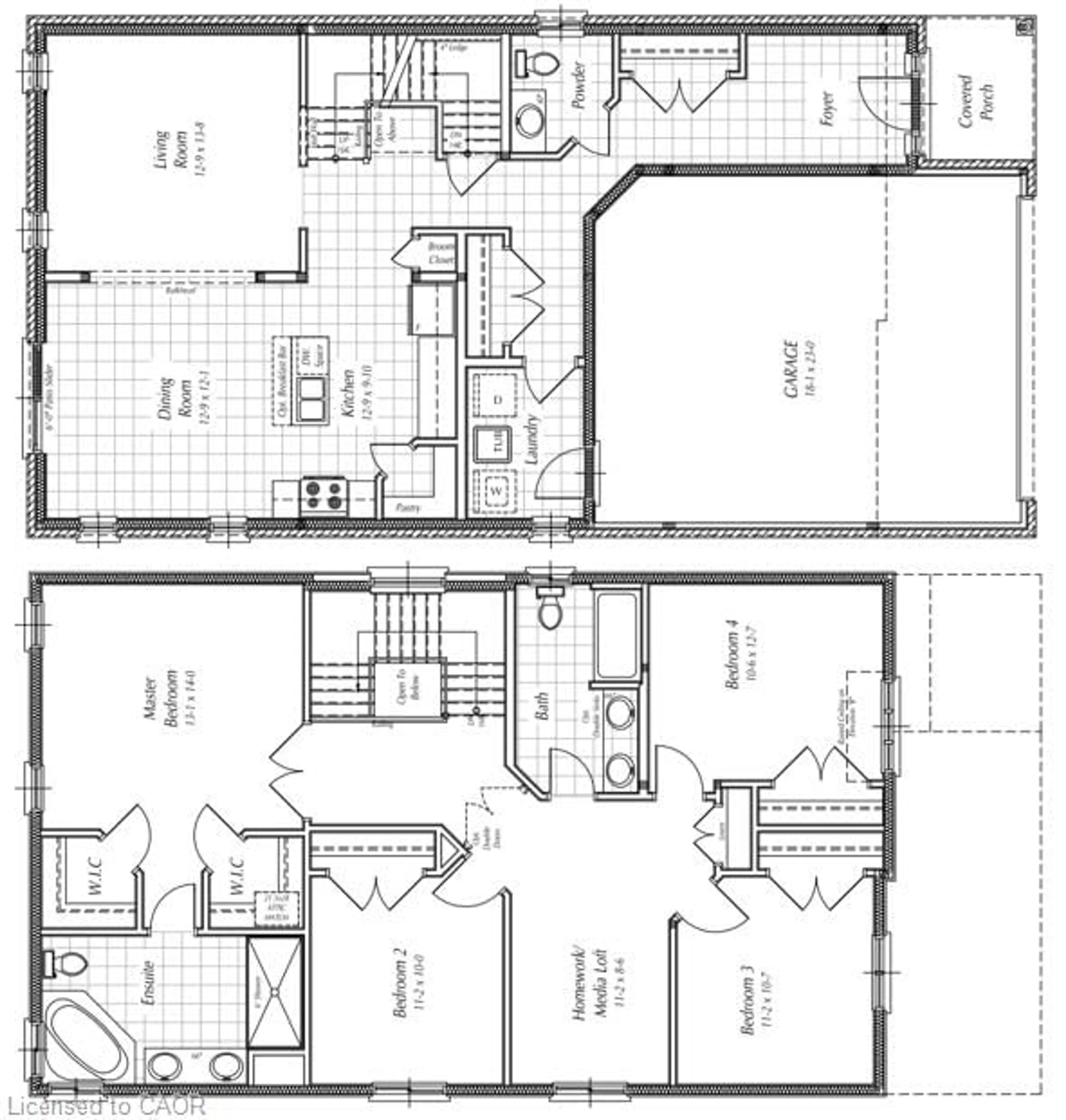 Floor plan for 348 Chokecherry Cres, Waterloo Ontario N2V 0H1