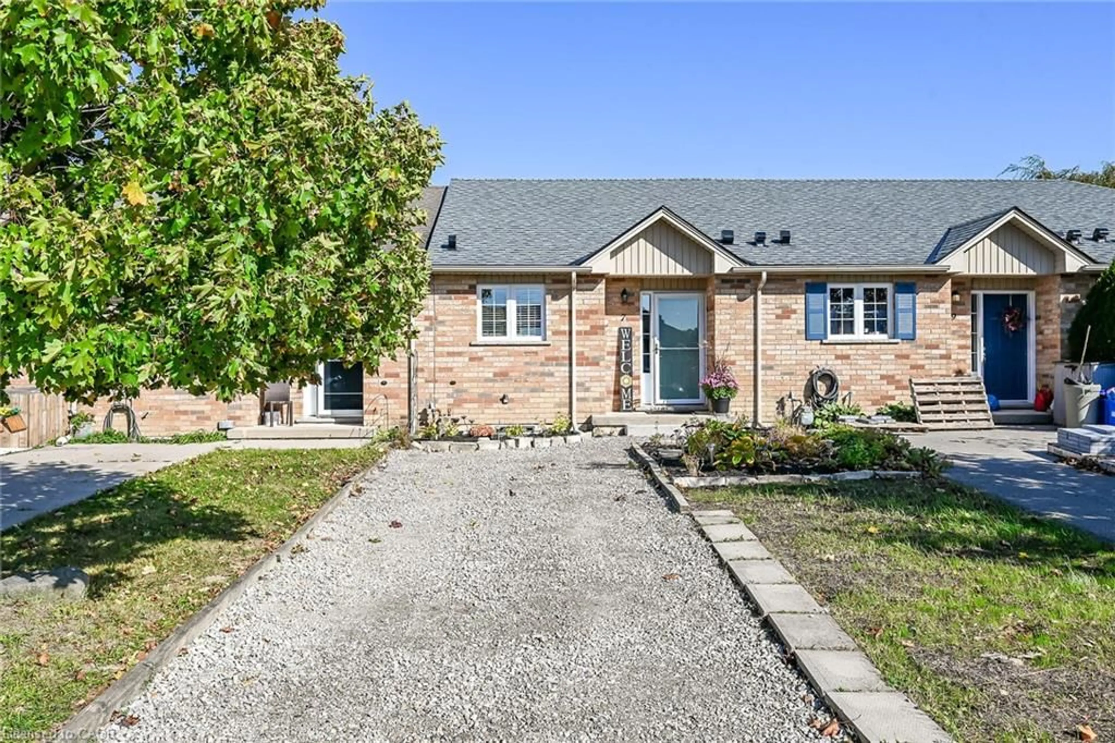 Home with brick exterior material, street for 7 Powell Lane, Cayuga Ontario N0A 1E0
