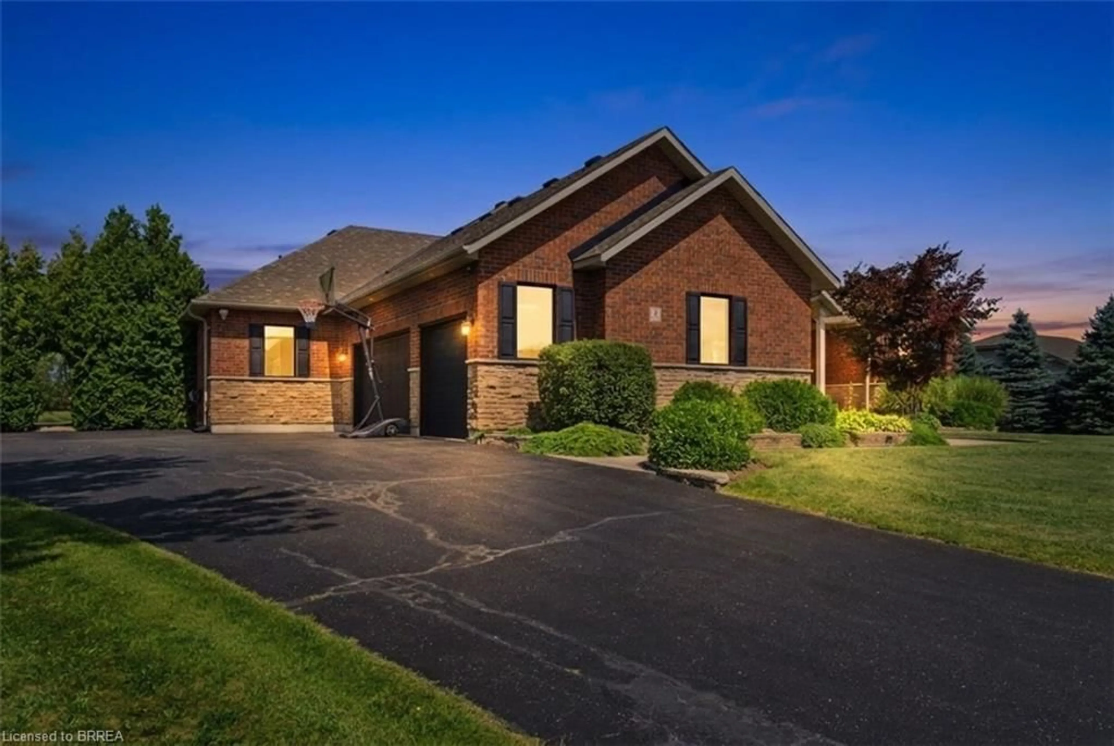 Home with brick exterior material, street for 5 Tysons Way, Oakland Ontario N0E 1R0